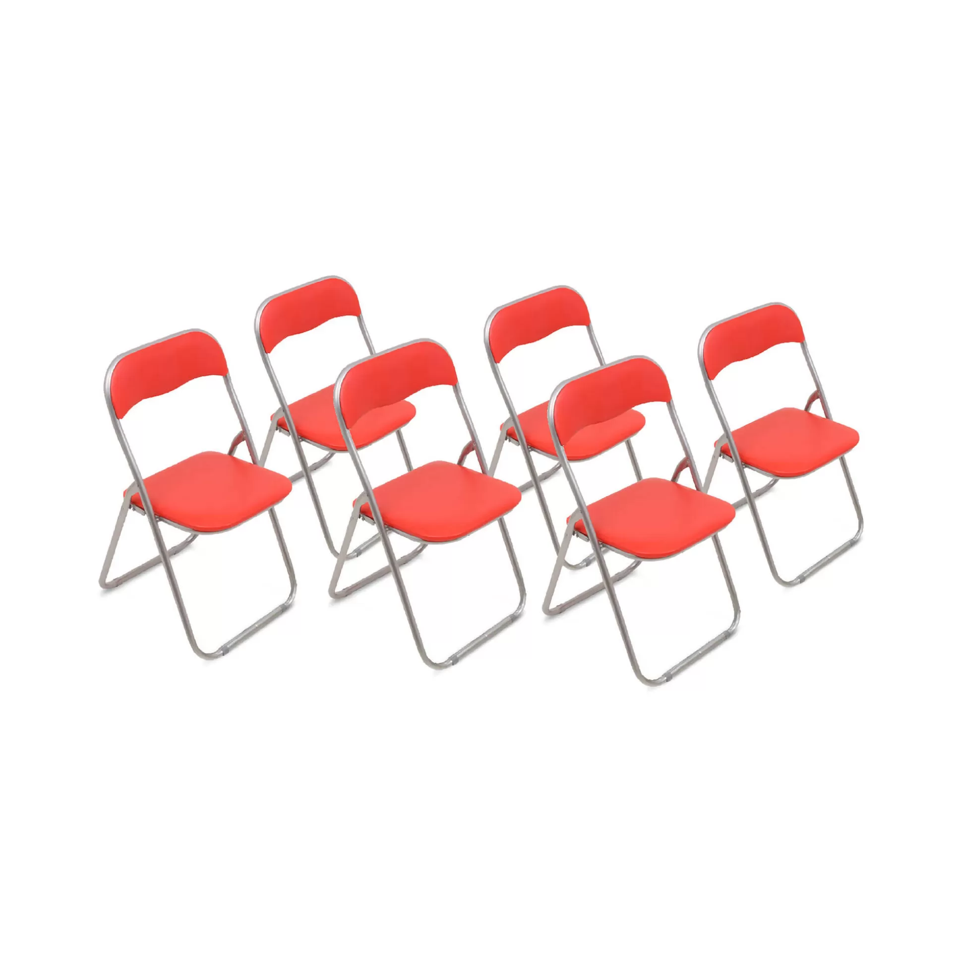 Dmora Sedie Pieghevoli<Set di 6 sedie pieghevoli Dgraf, 43x48h80 cm,