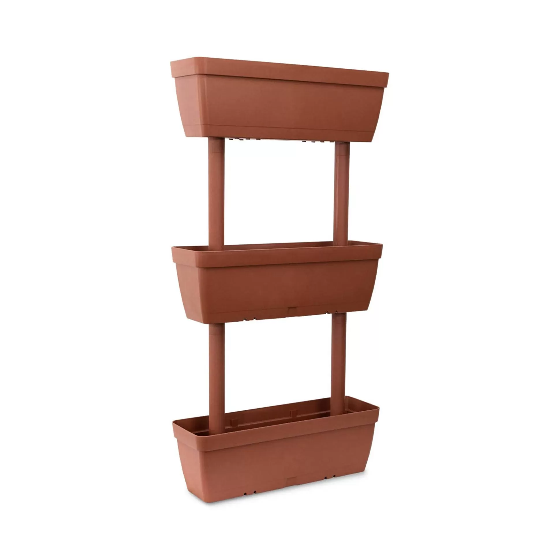 Dmora Oggettistica<Set di 3 vasi Aldunga, 49x22h16 cm,