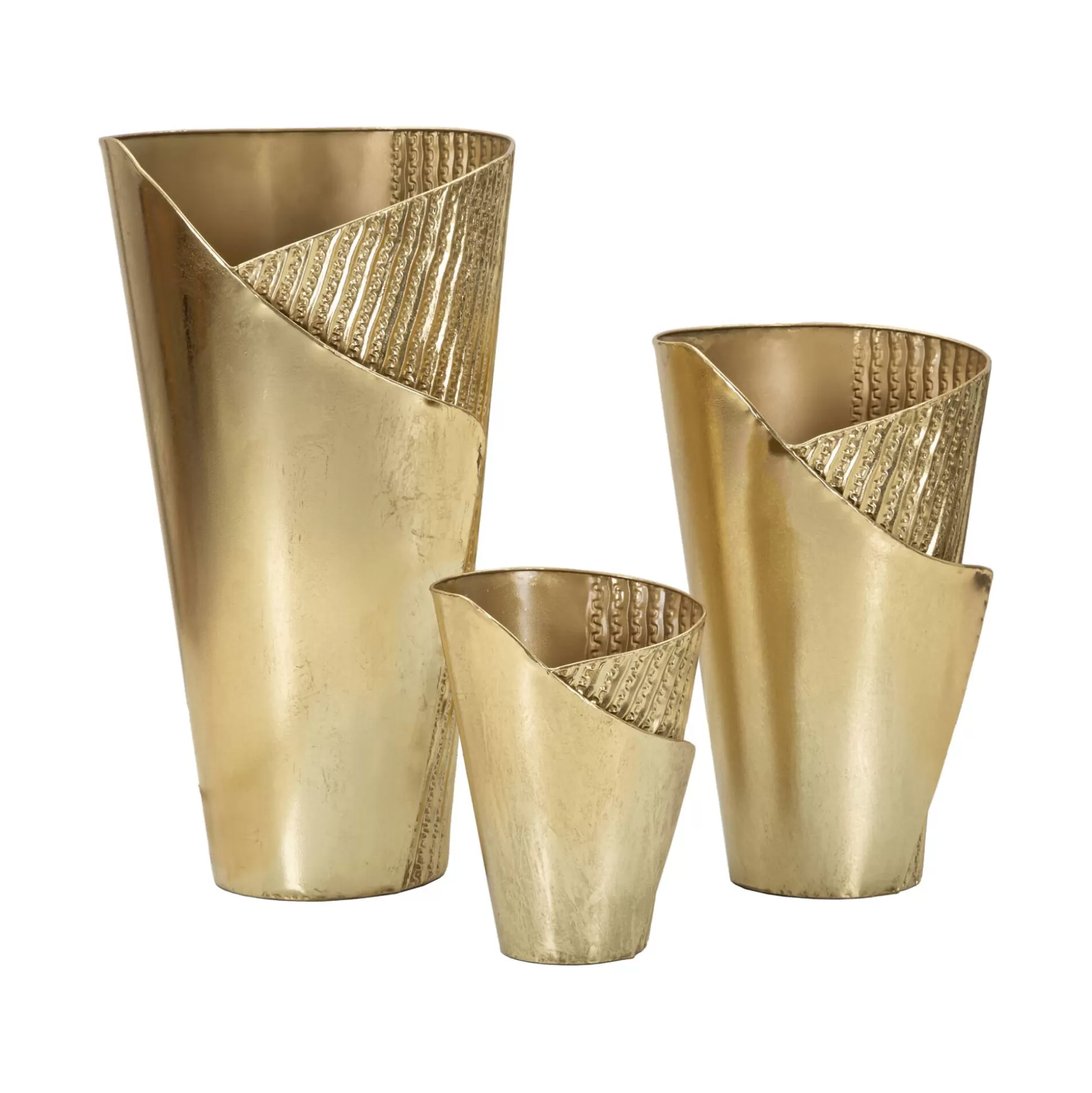 Dmora Oggettistica<Set di 3 vasi Morrone, 39x42 h75 cm,