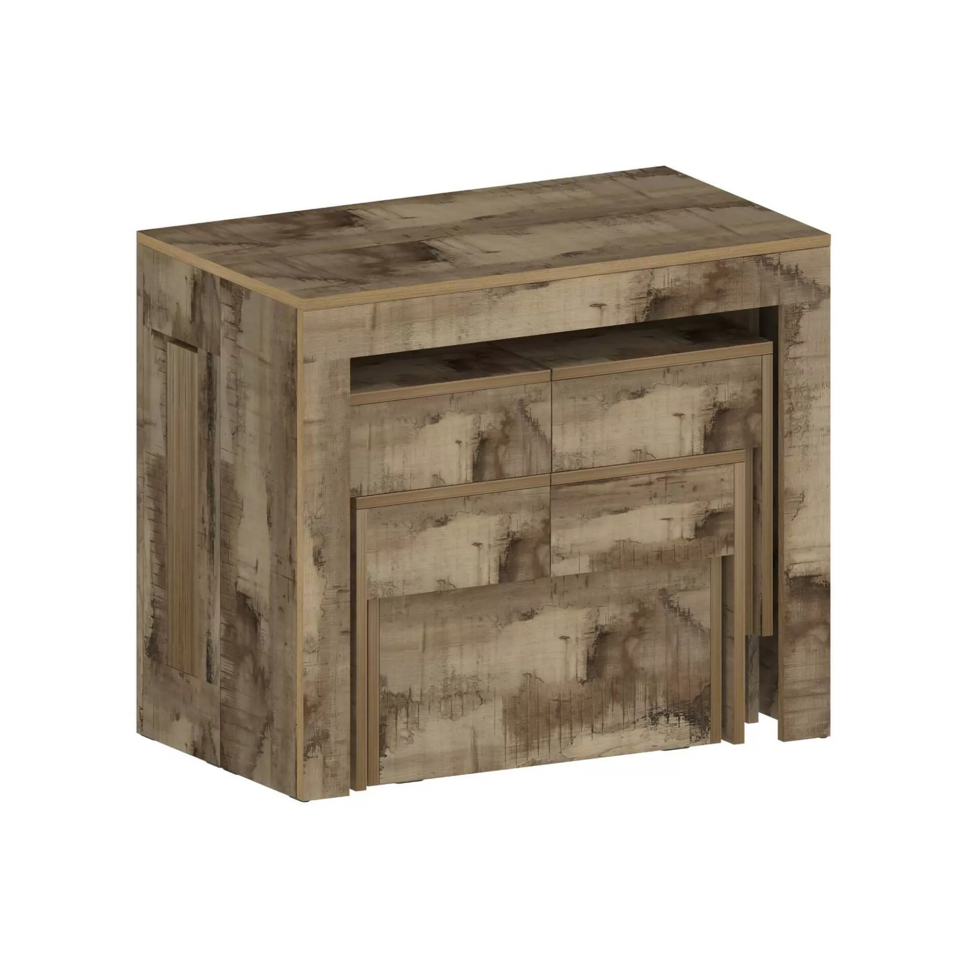 Dmora Set Tavolo E Sedie<Set tavolo e sedie Auditore, 66x25h45 cm,