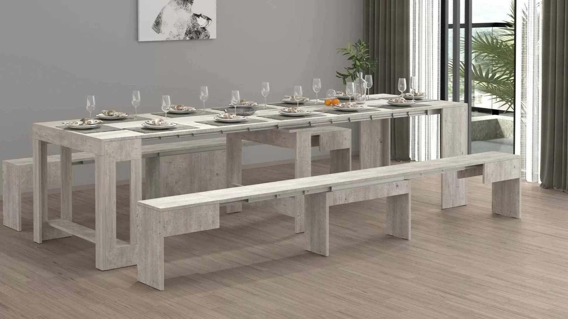 Dmora Set Tavolo E Sedie<Set tavolo e sedie Dadamoni, 66x25h45 cm,