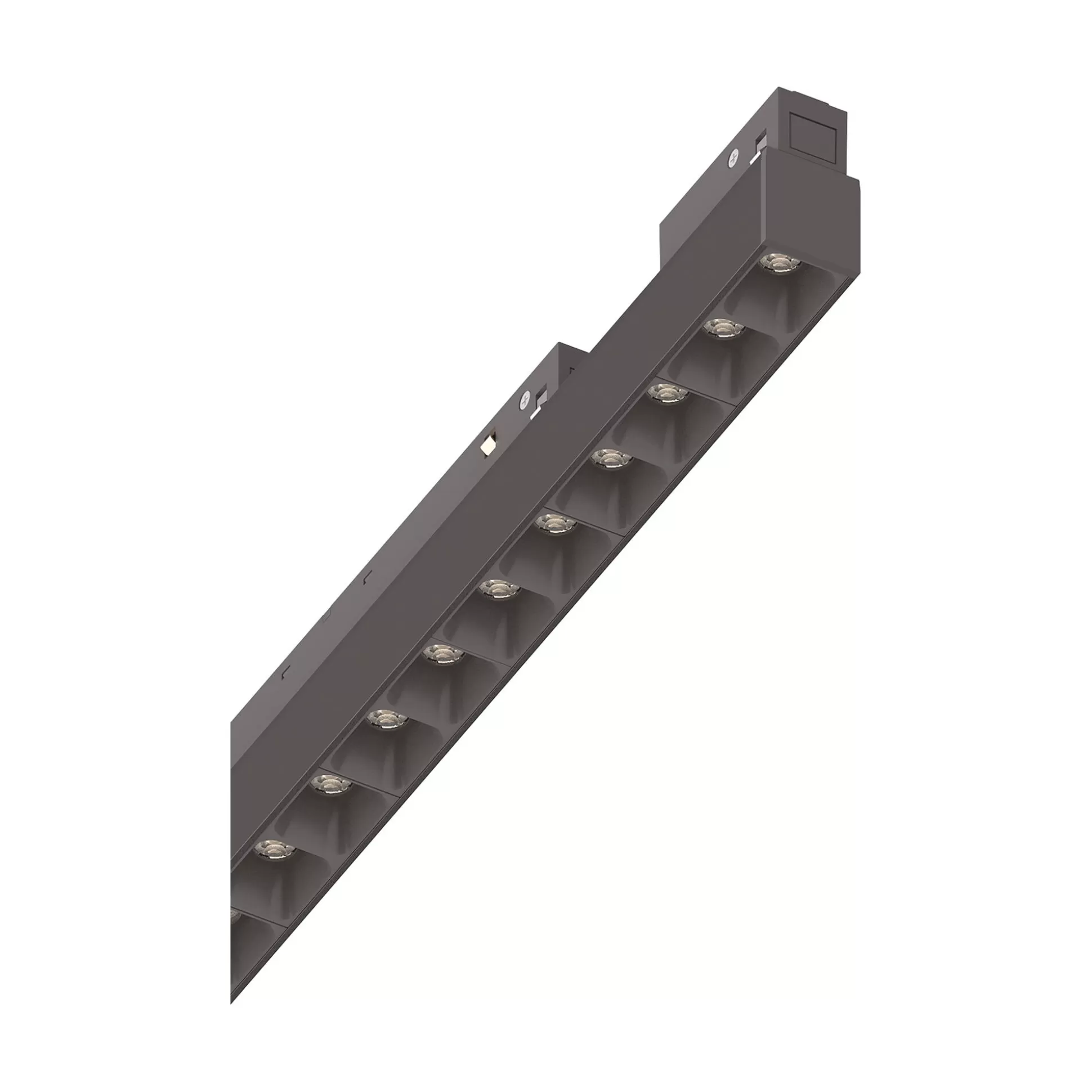 Dmora Sistemi Luce Binari<Sistema luce binario EGO ACCENT 13W 4000K ON-OFF BK, 19 x 2 x h4 cm,