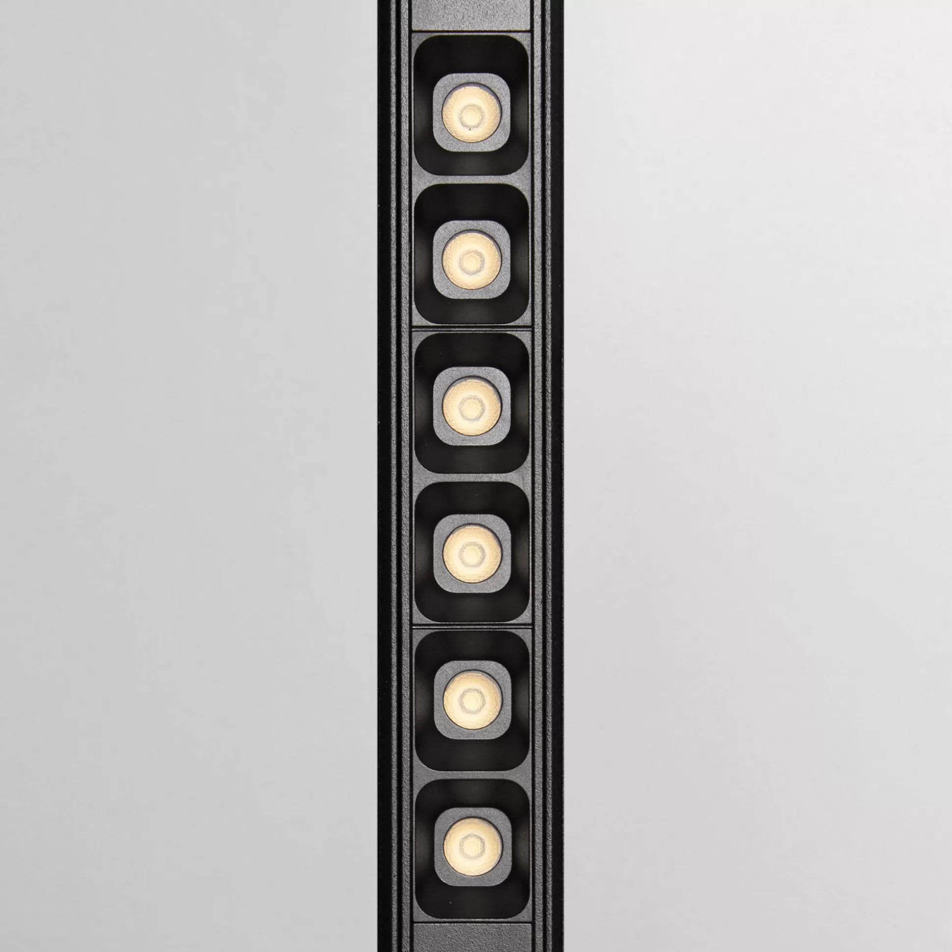 Dmora Sistemi Luce Binari<Sistema luce binario EGO ACCENT 07W 3000K ON-OFF BK, 19 x 2 x h4 cm,