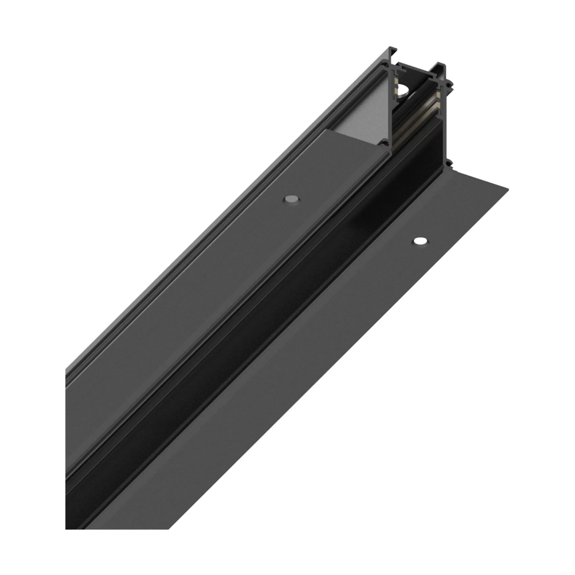 Dmora Sistemi Luce Binari<Sistema luce binario EGO PROFILE RECESSED TRIM 2000 mm BK, 200 x 4 x h5 cm,