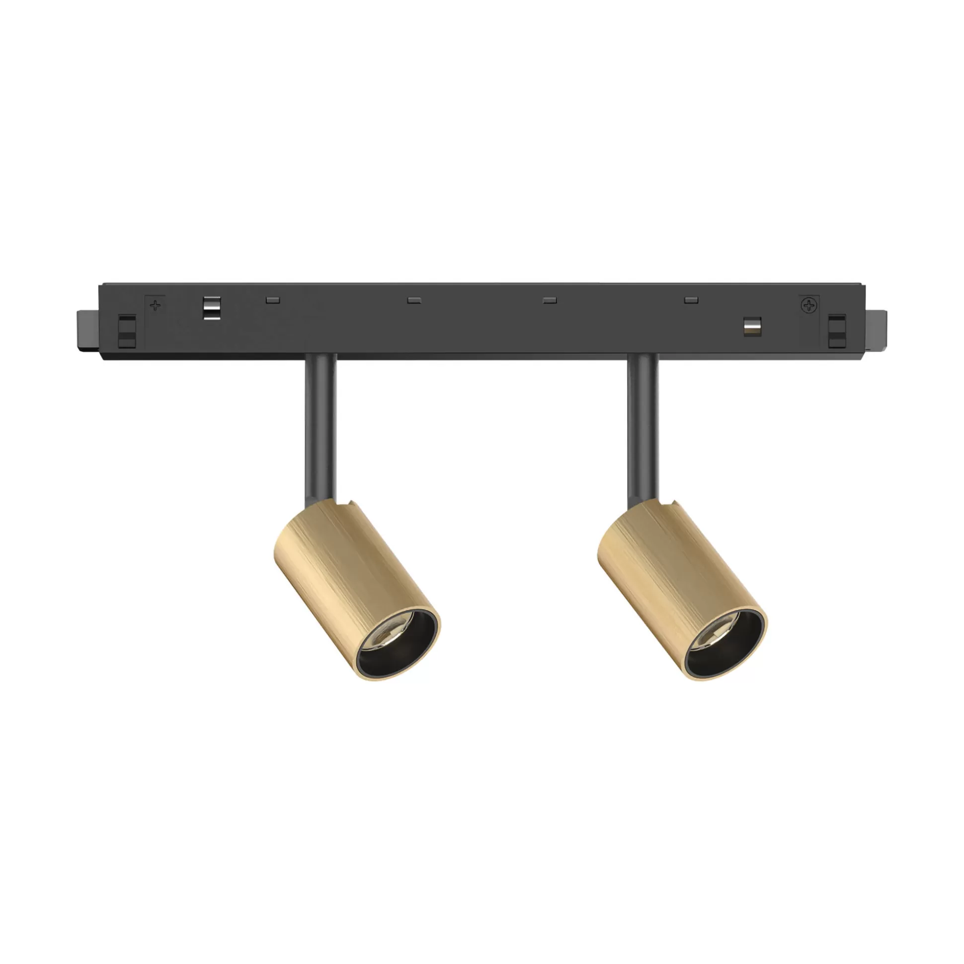 Dmora Sistemi Luce Binari<Sistema luce binario EGO TRACK DOUBLE 05W 3000K ON-OFF GD, 19 x 3 x h10 cm,