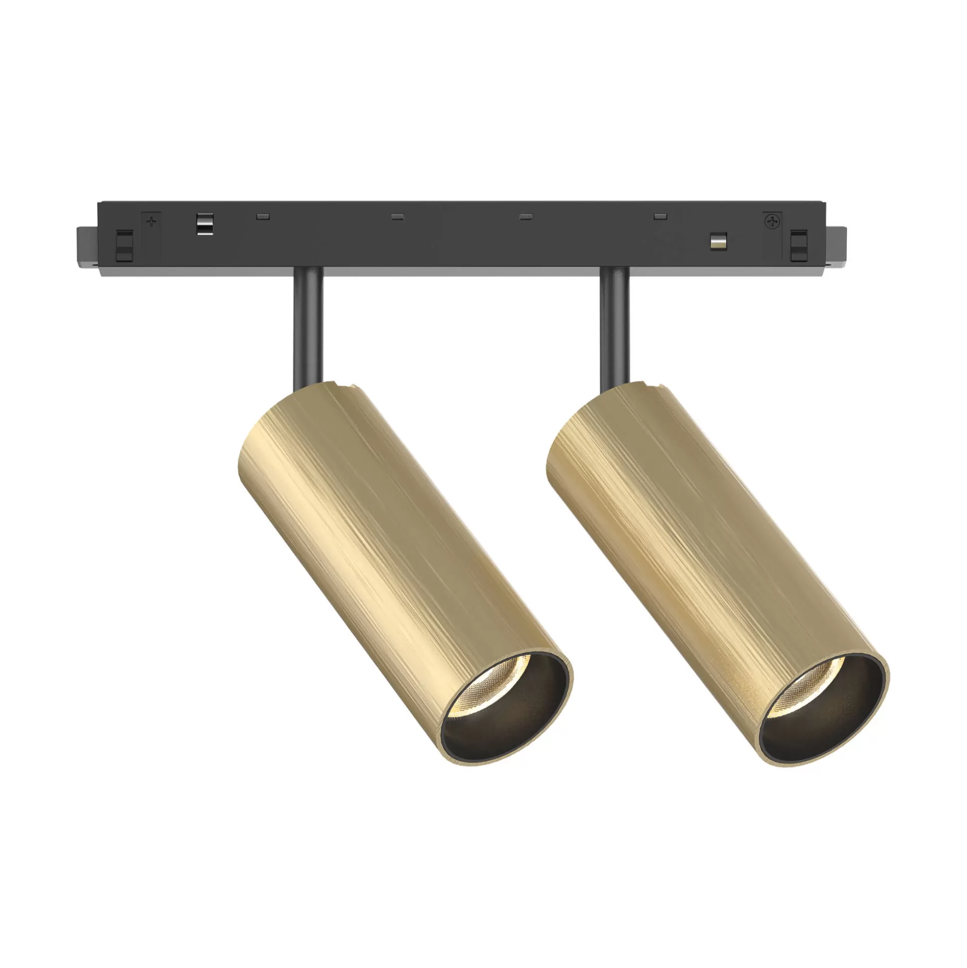 Dmora Sistemi Luce Binari<Sistema luce binario EGO TRACK DOUBLE 24W 3000K ON-OFF GD, 19 x 4 x h16 cm,