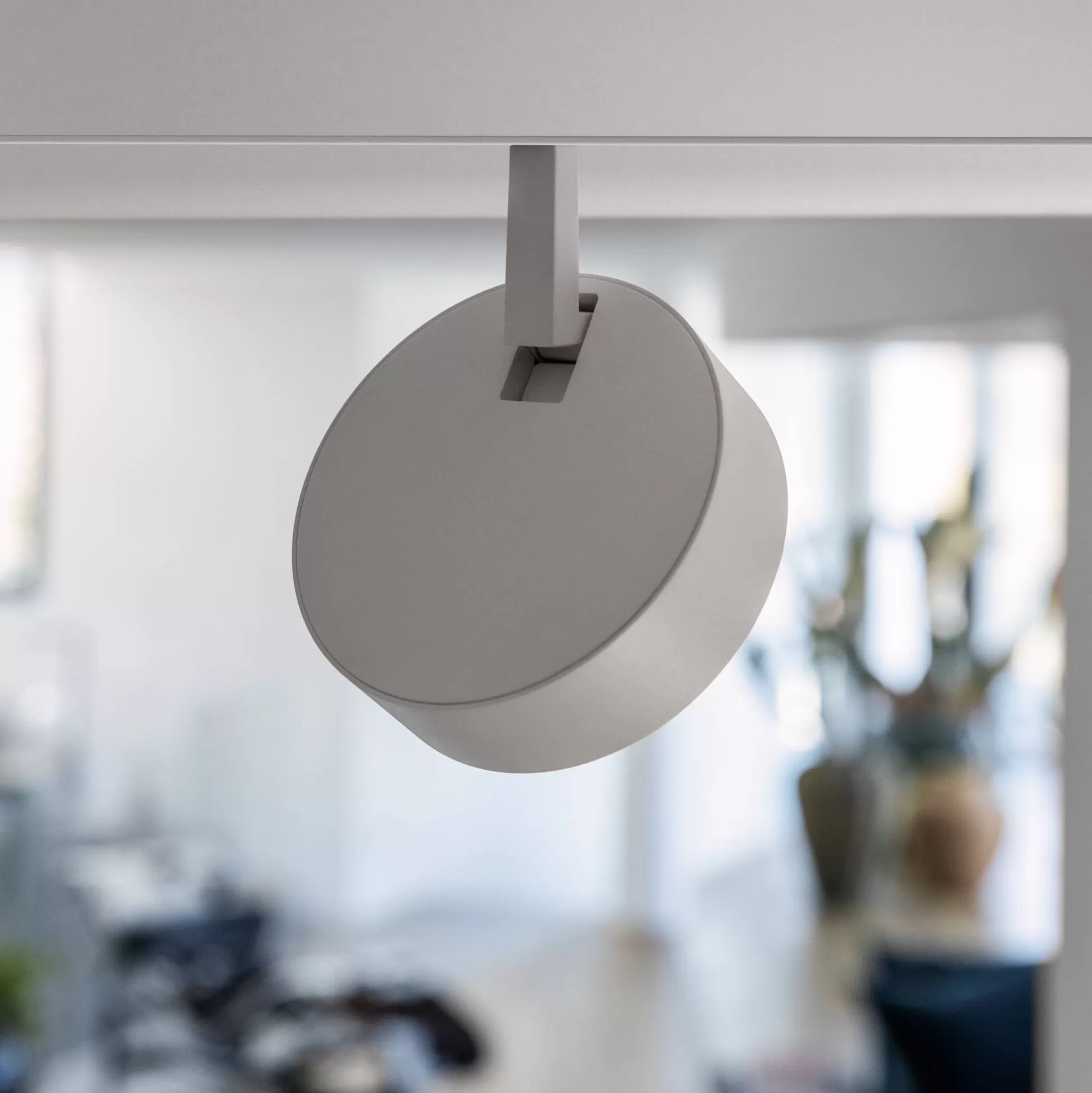 Dmora Sistemi Luce Binari<Sistema luce binario EGO TRACK FLAT SINGLE 09W 3000K ON-OFF WH, 19 x 5 x h14 cm,