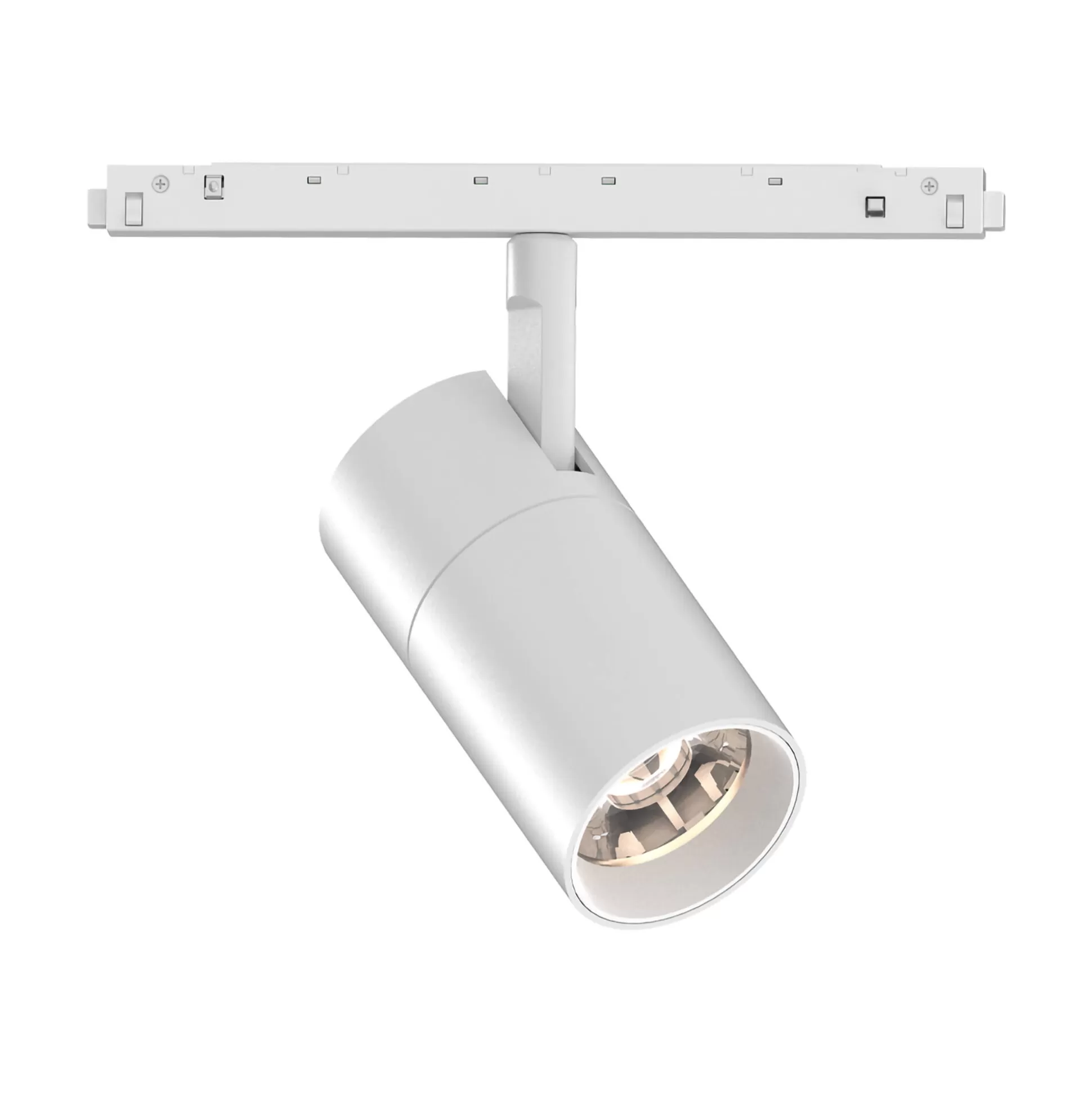 Dmora Sistemi Luce Binari<Sistema luce binario EGO TRACK SINGLE 19W 3000K DALI WH, 23 x 7 x h19 cm,