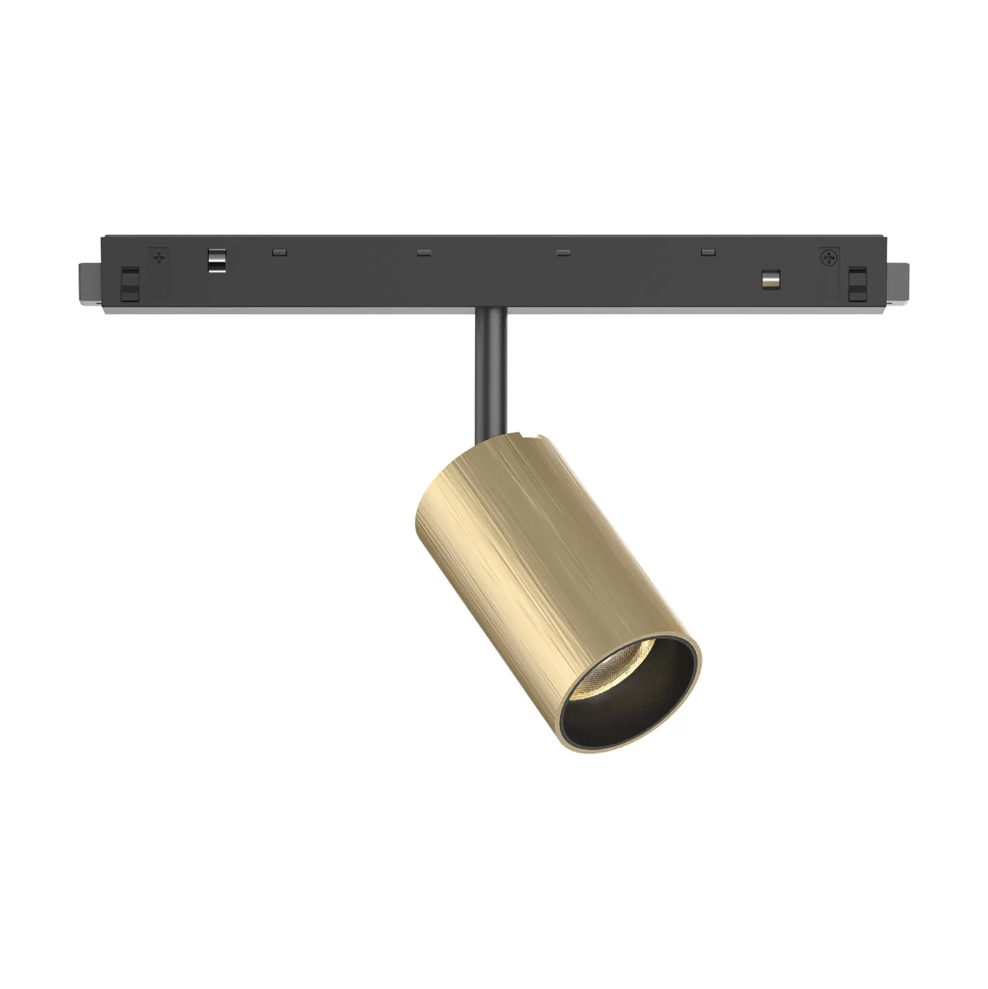 Dmora Sistemi Luce Binari<Sistema luce binario EGO TRACK SINGLE 08W 3000K ON-OFF GD, 19 x 4 x h13 cm,