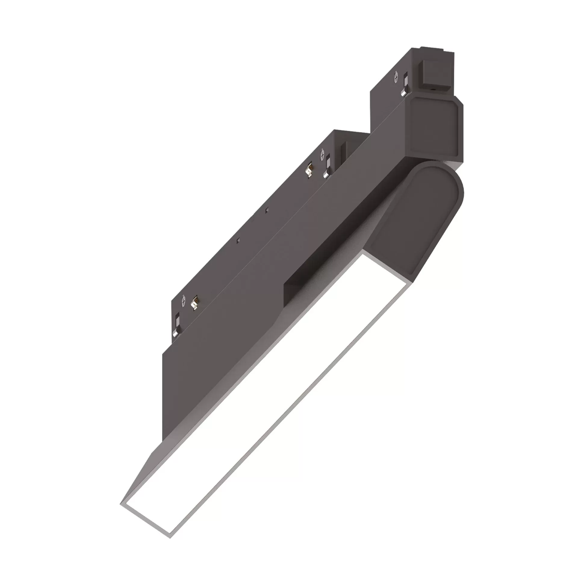 Dmora Sistemi Luce Binari<Sistema luce binario EGO WIDE 07W 4000K ON-OFF BK, 28 x 2 x h4 cm,