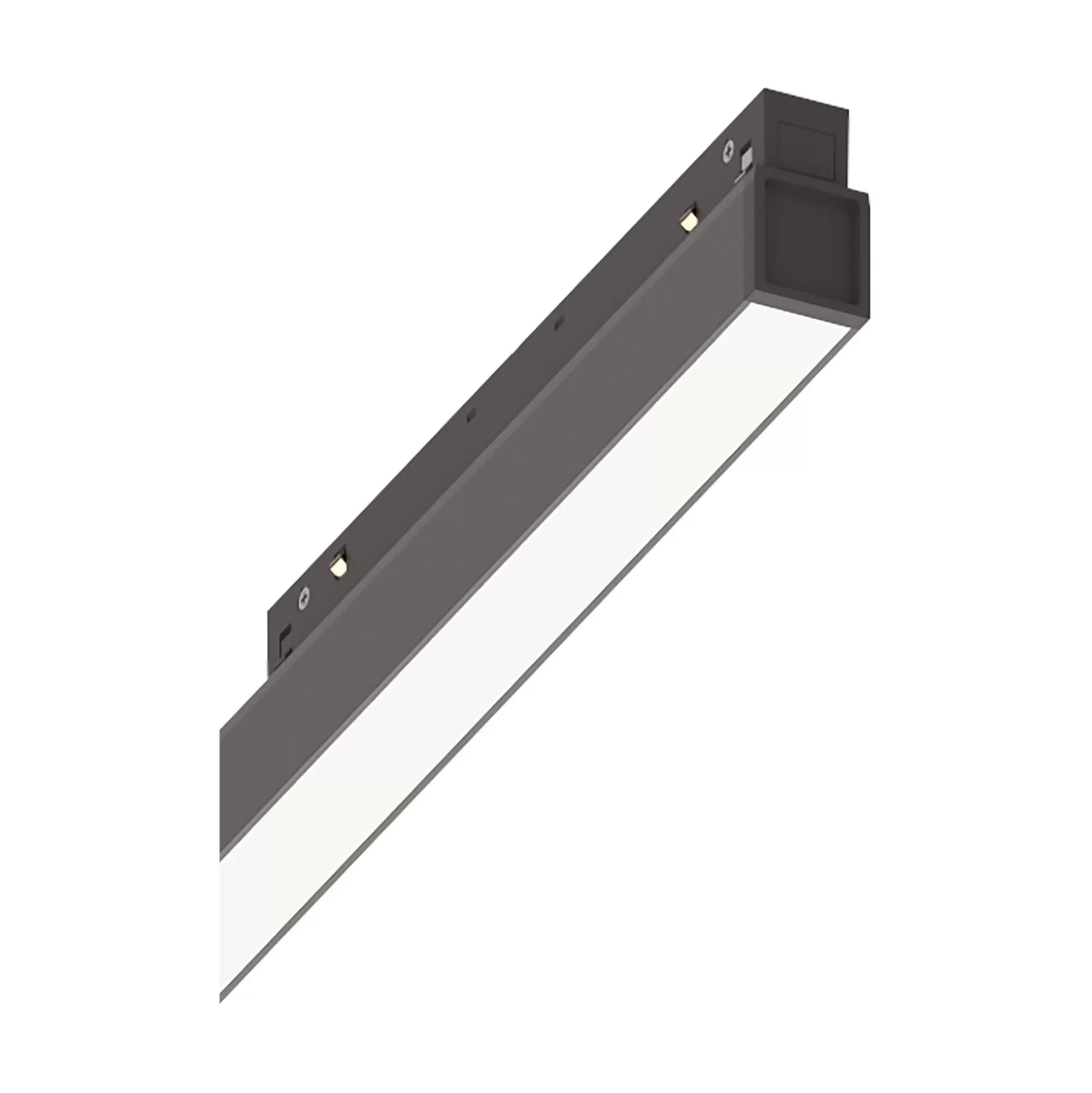 Dmora Sistemi Luce Binari<Sistema luce binario EGO WIDE 13W 4000K ON-OFF BK, 56 x 2 x h4 cm,