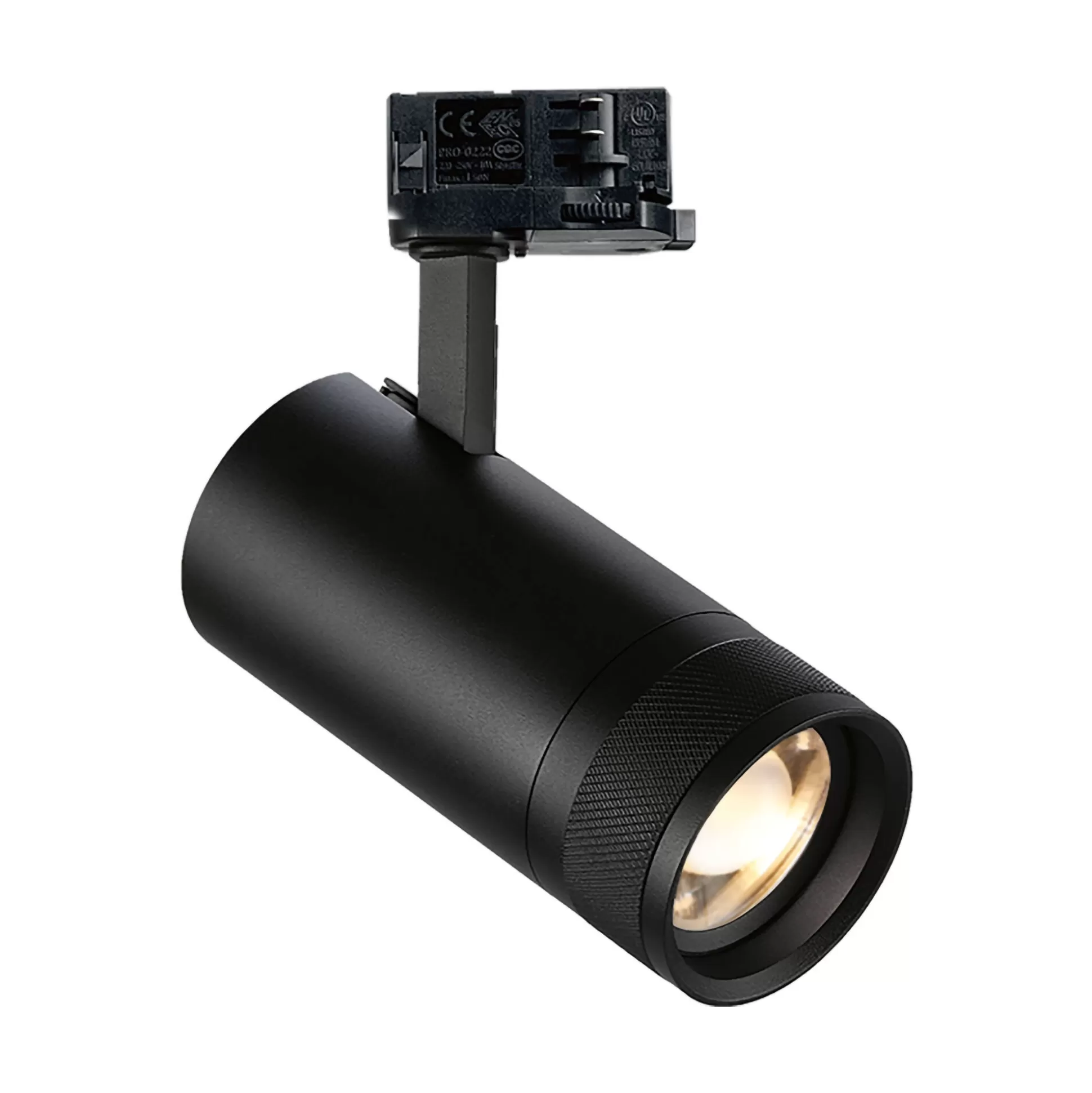 Dmora Sistemi Luce Binari<Sistema luce binario EOS 25W 4000K ON-OFF BK, 7 x 7 x h23 cm,