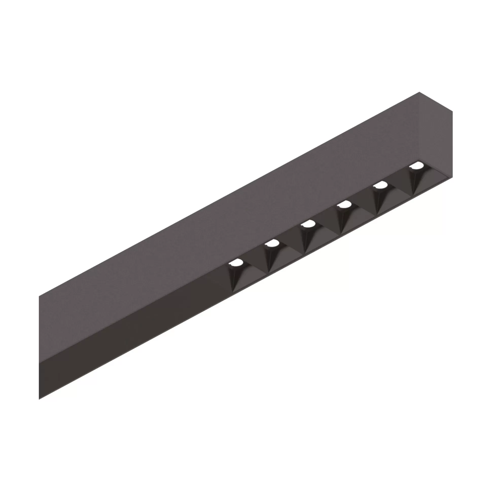 Dmora Sistemi Luce Binari<Sistema luce binario FLUO ACCENT 1200 4000K BK, 121 x 5 x h8 cm,