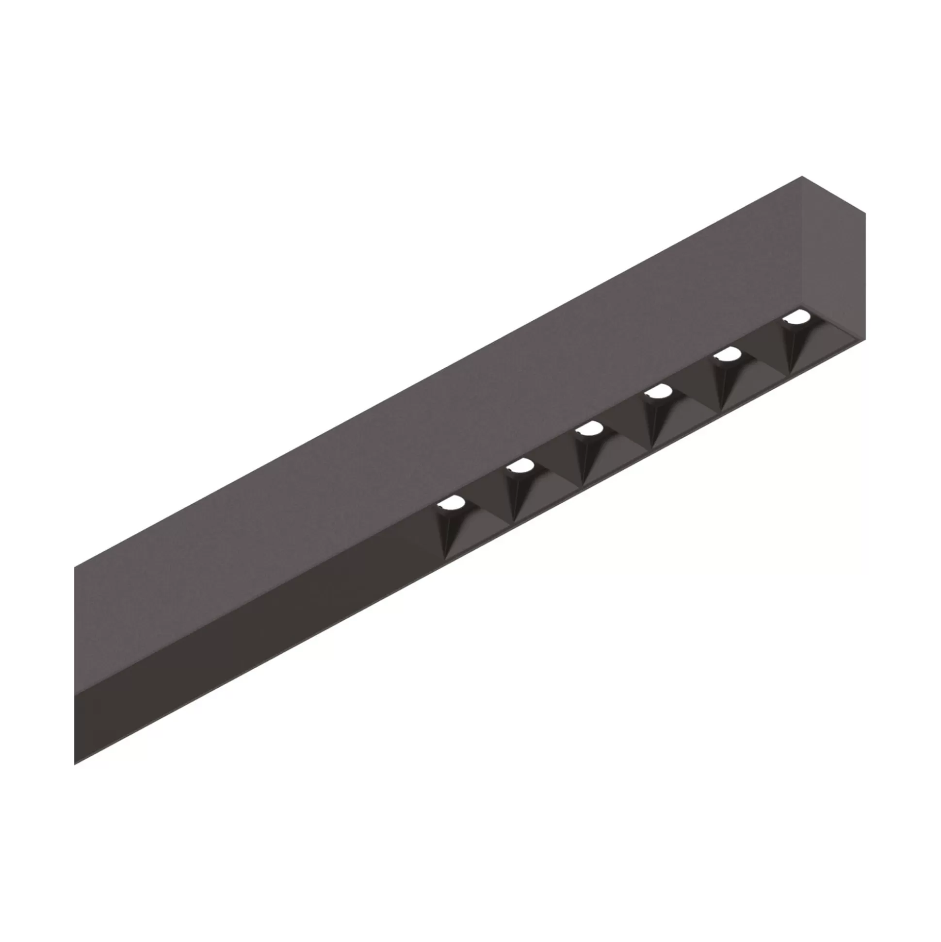 Dmora Sistemi Luce Binari<Sistema luce binario FLUO ACCENT 1200 3000K BK, 121 x 5 x h8 cm,