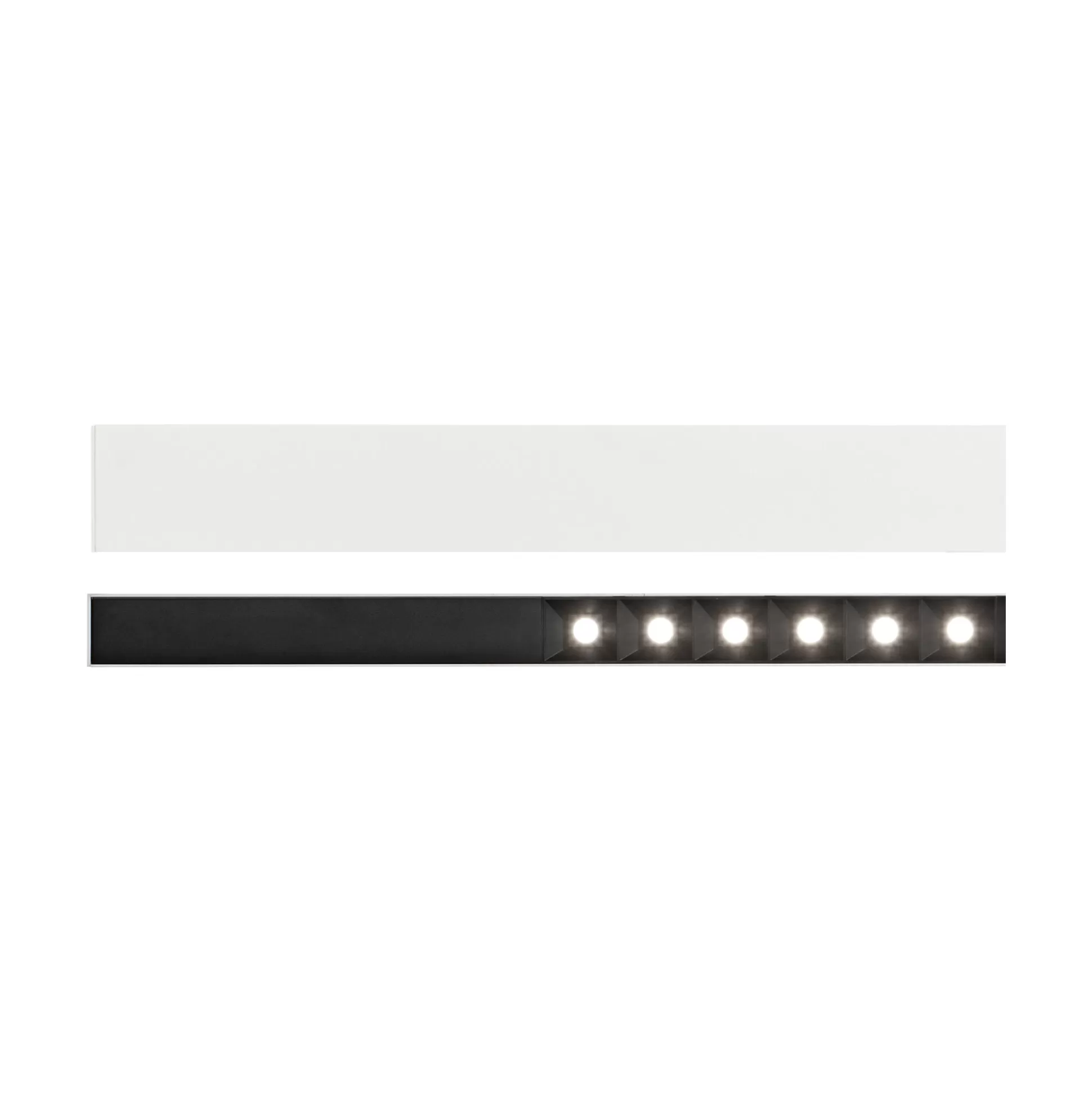 Dmora Sistemi Luce Binari<Sistema luce binario FLUO ACCENT 1800 3000K WH, 181 x 5 x h8 cm,