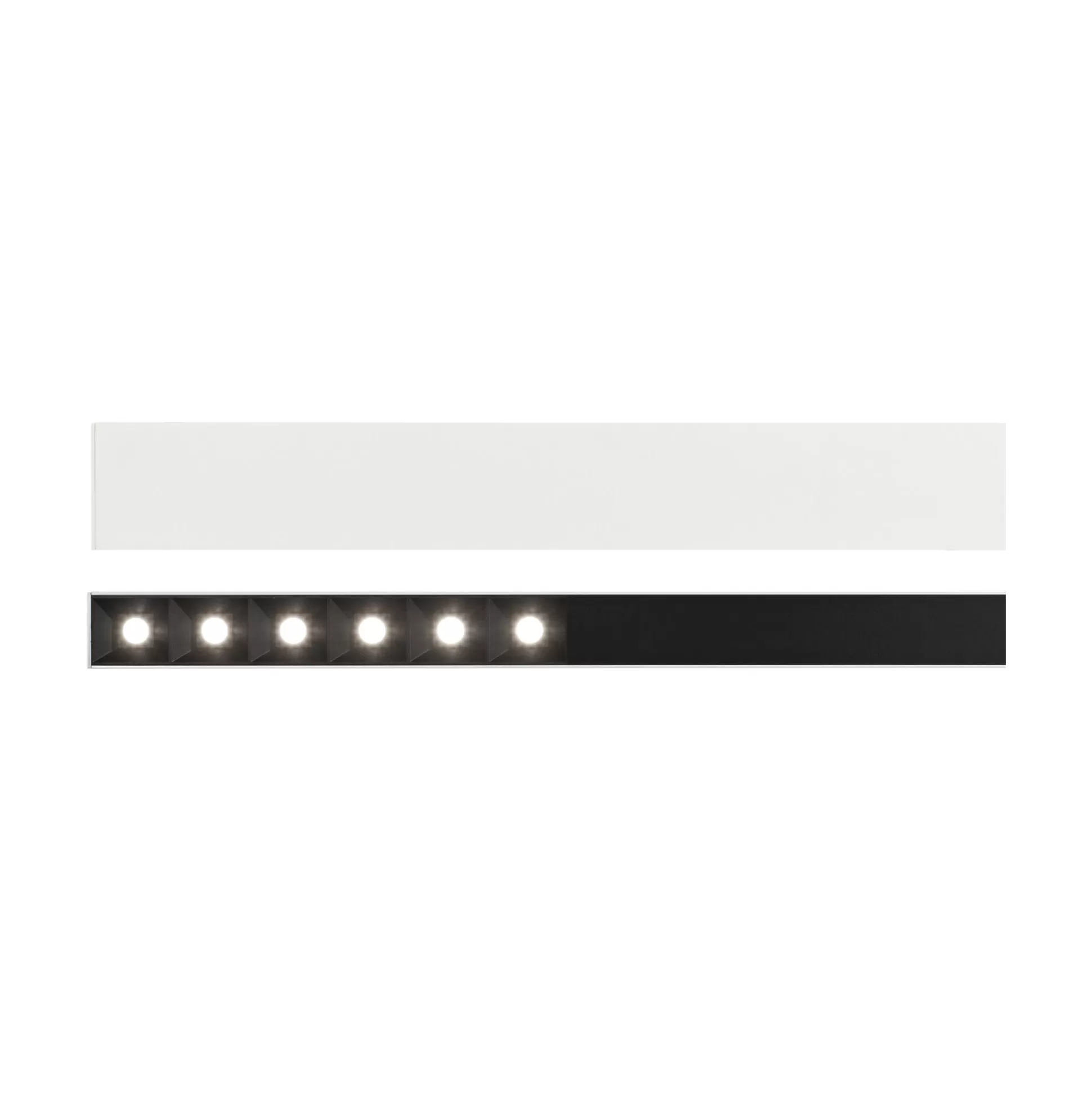 Dmora Sistemi Luce Binari<Sistema luce binario FLUO ACCENT 1200 3000K WH, 121 x 5 x h8 cm,