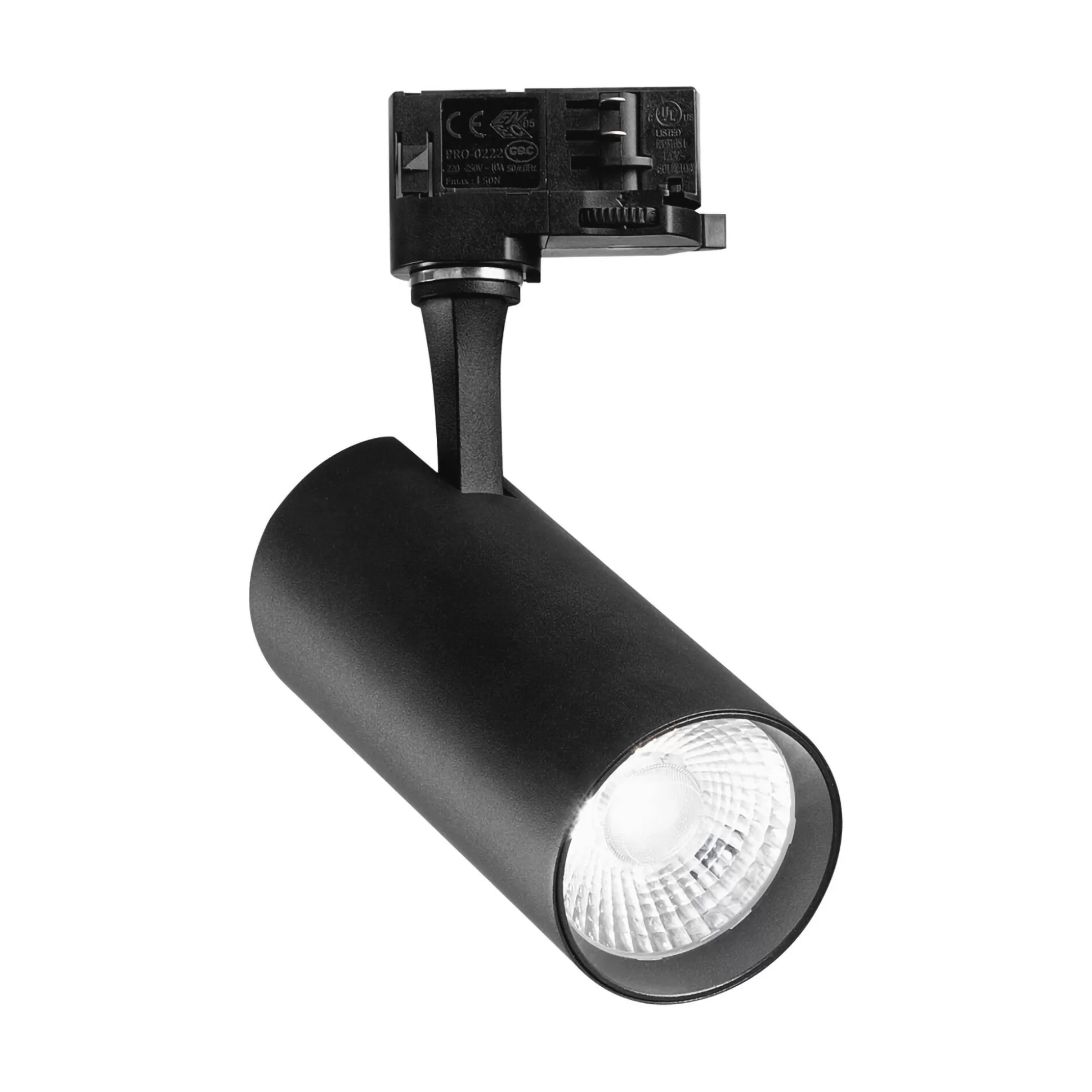 Dmora Sistemi Luce Binari<Sistema luce binario FOX 25W CRI80 4000K ON-OFF BK, 8 x 7 x h21 cm,