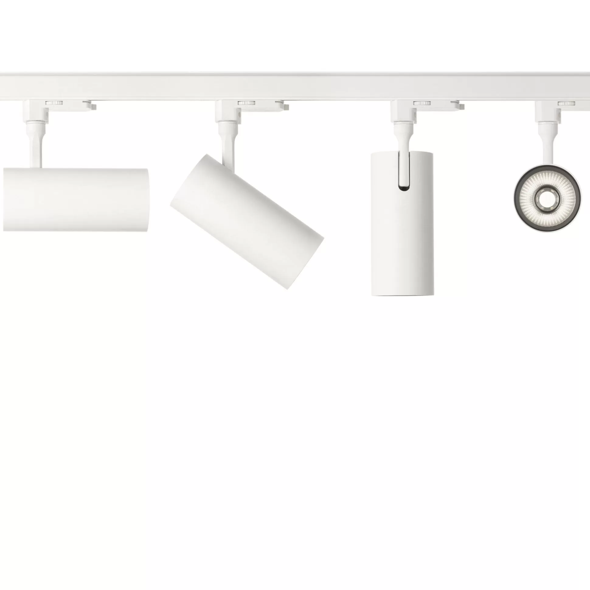 Dmora Sistemi Luce Binari<Sistema luce binario SMILE 30W CRI80 24° 3000K WH, 8 x 9 x h29 cm,