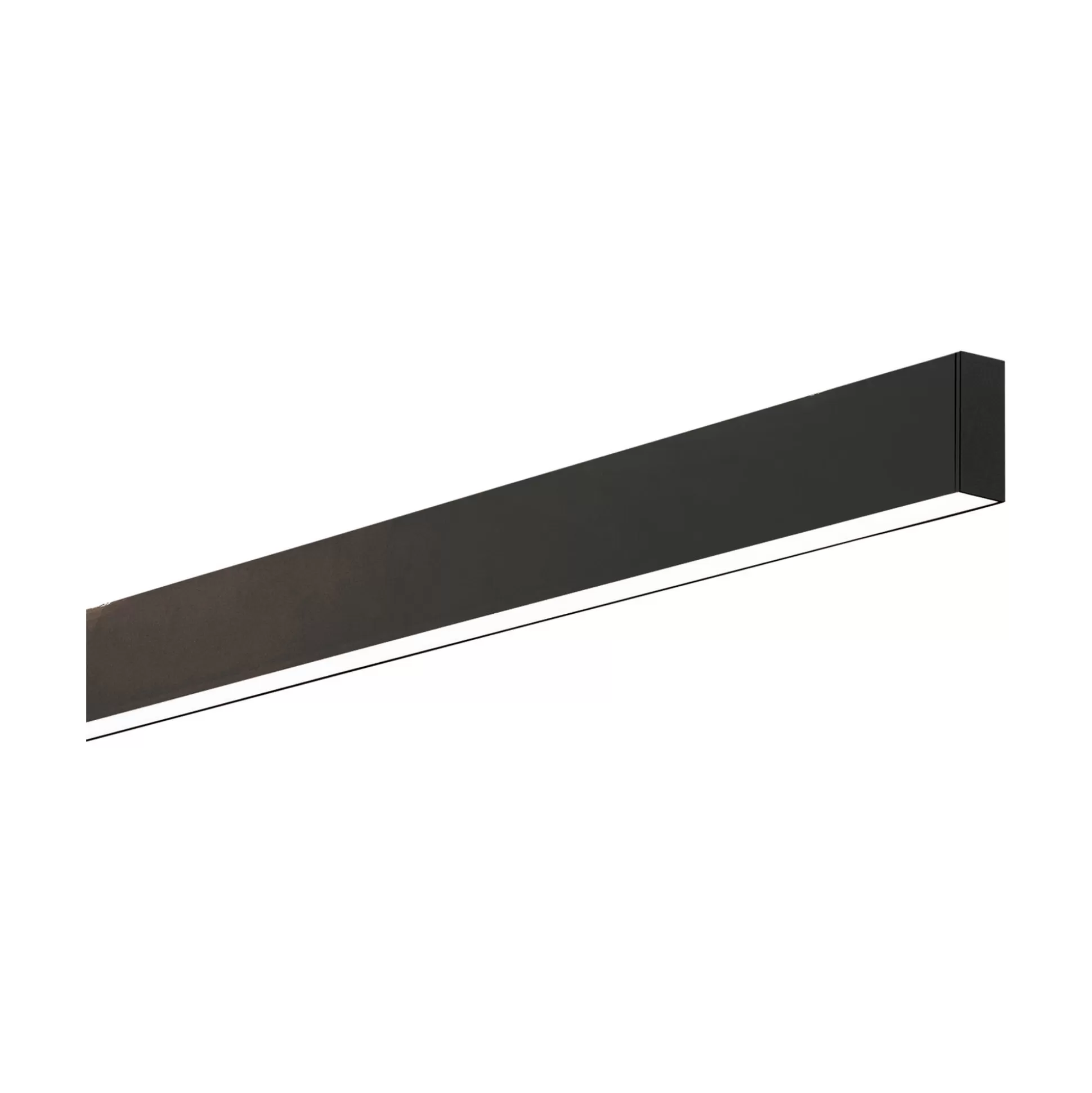 Dmora Sistemi Luce Binari<Sistema luce binario STEEL WIDE 3000K BK, 107 x 4 x h8 cm,