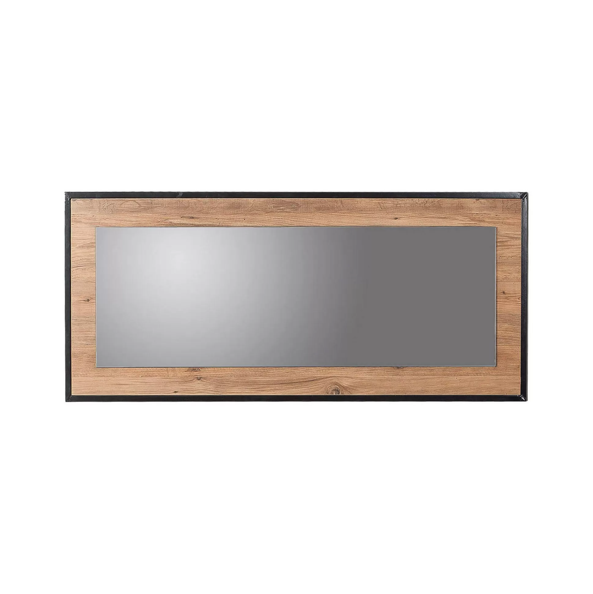 Dmora Specchi<Specchio Dpiraccin, 150x2 h60 cm, Quercia e Nero