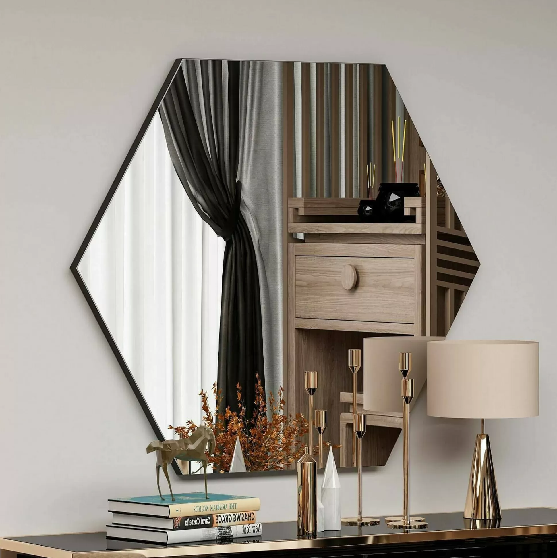 Dmora Specchi<Specchio Kongrey, 70x2h60 cm,