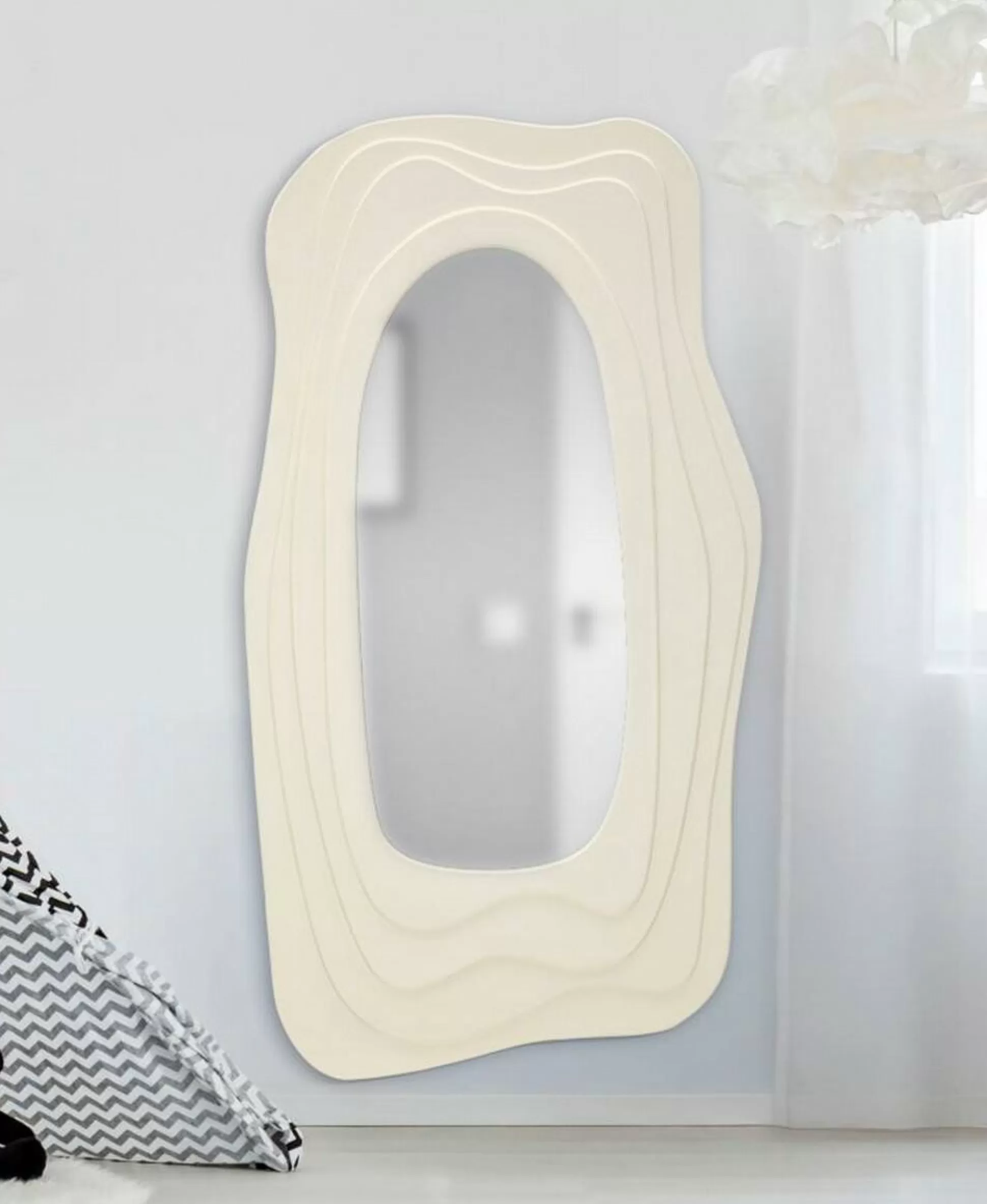 Dmora Specchi<Specchio Pregola, 90x4 h165 cm,