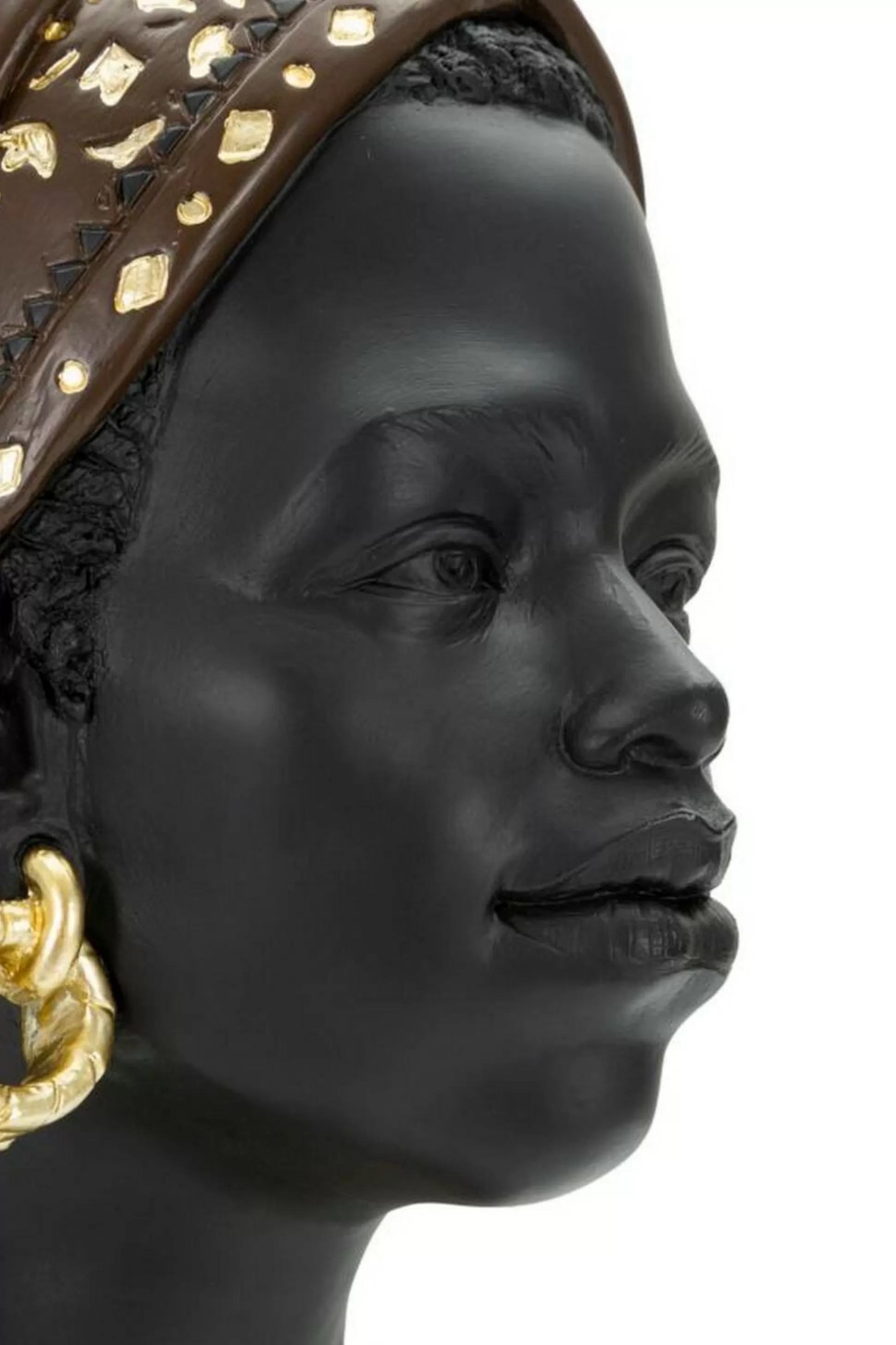 Dmora Oggettistica<Statua Dada, Nero e Multicolore, 19x19 h30 cm