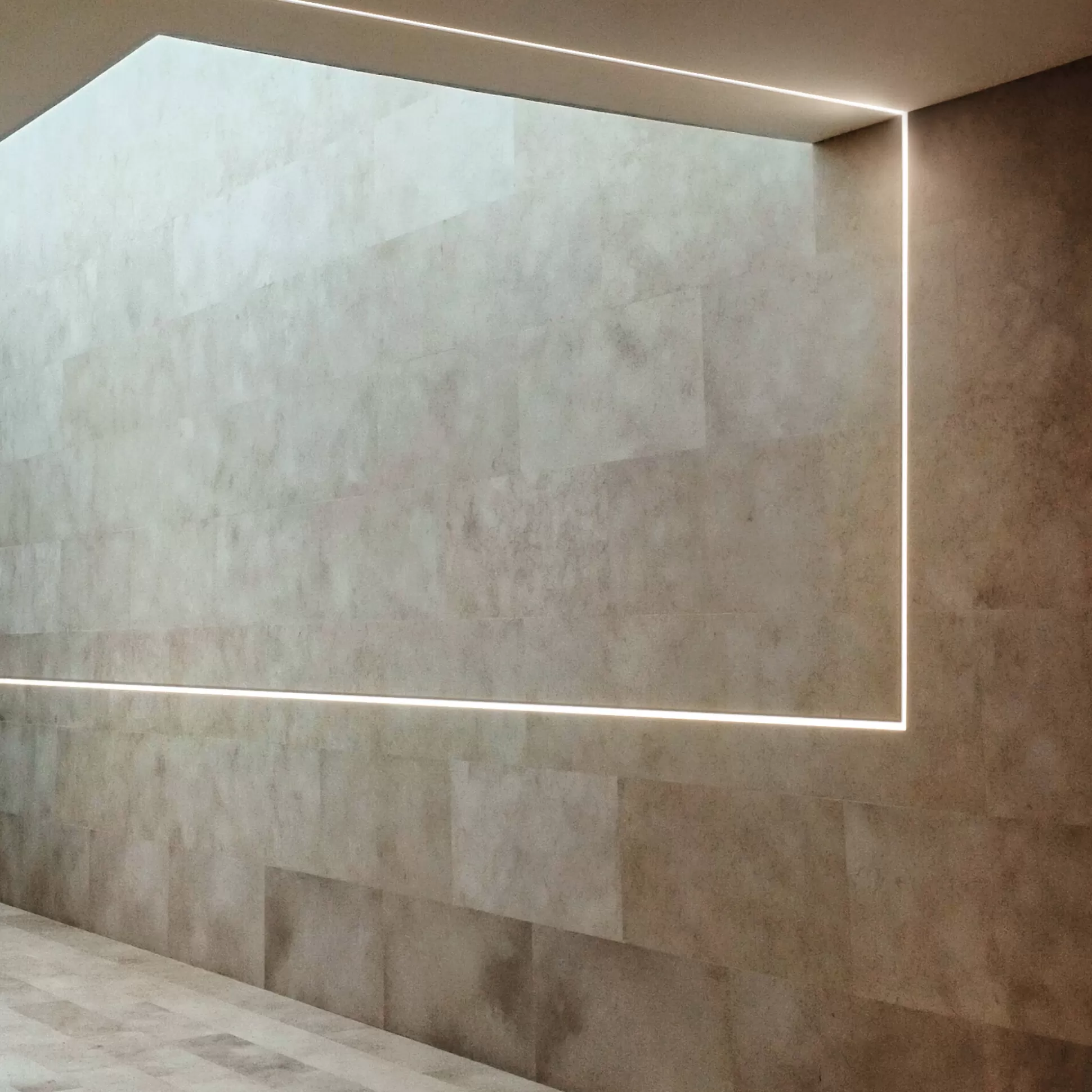 Dmora Striscie Led<Striscia Led SLOT REC TRIMLESS D65xD14 2000 mm WH, 200 x 7 x h1 cm,