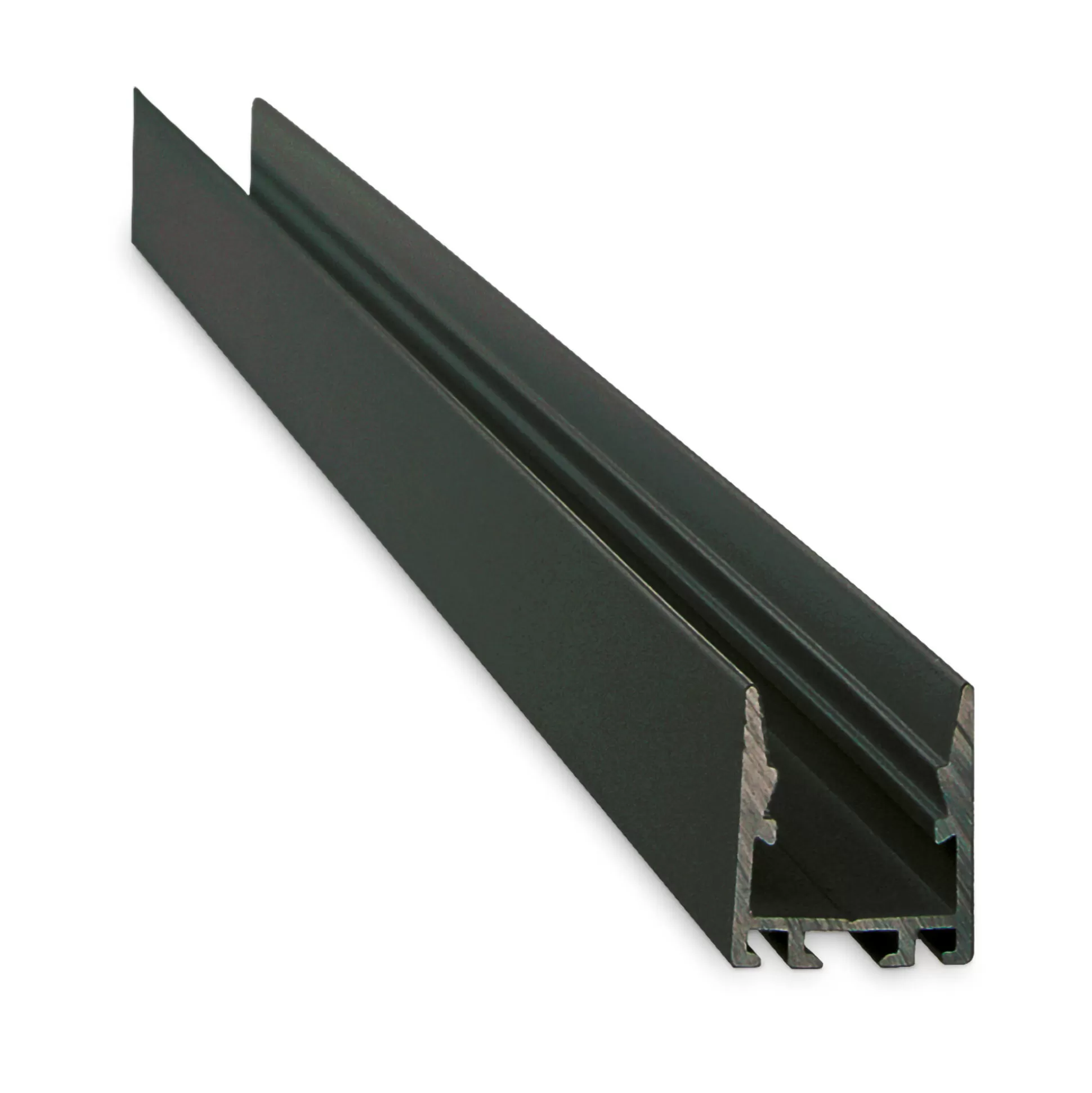 Dmora Striscie Led<Striscia Led SLOT SUR D16 x D22 2000 mm BK, 2 x 2 x h200 cm,