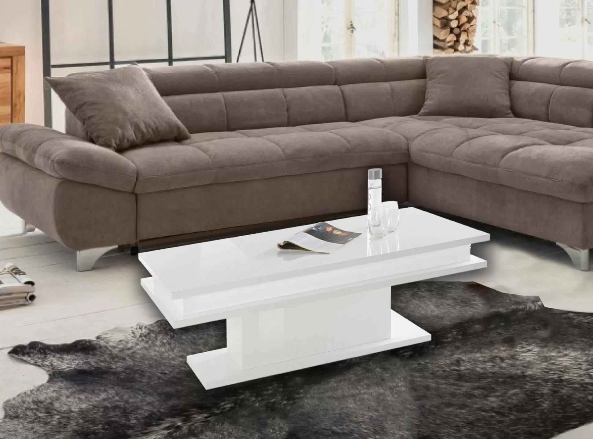 Dmora Tavolini Da Salotto<Tavolino da salotto Aboronzi, cm 100x55h42,
