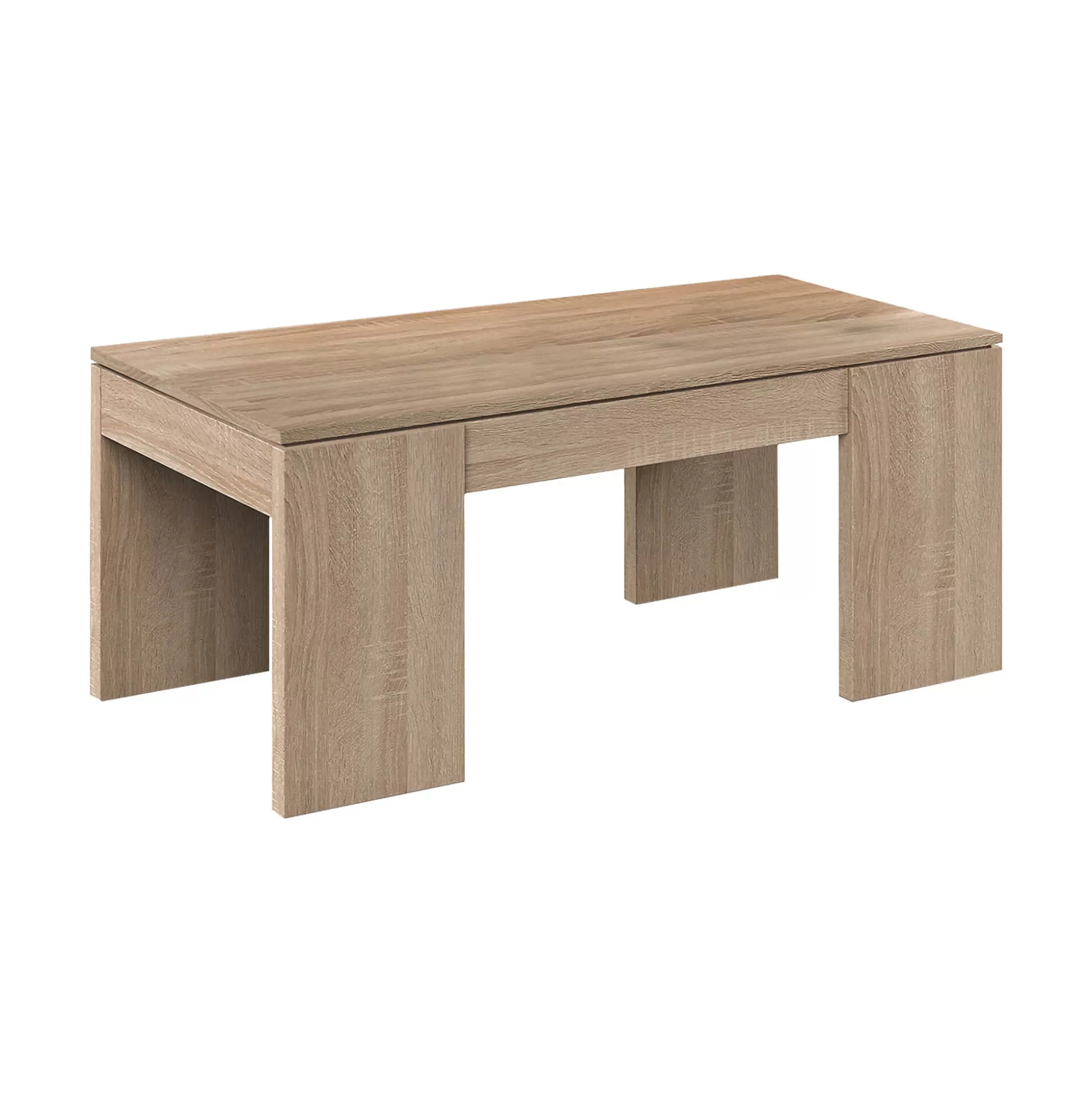 Dmora Tavolini Da Salotto<Tavolino da salotto Almo, 100x50h43/84 cm,