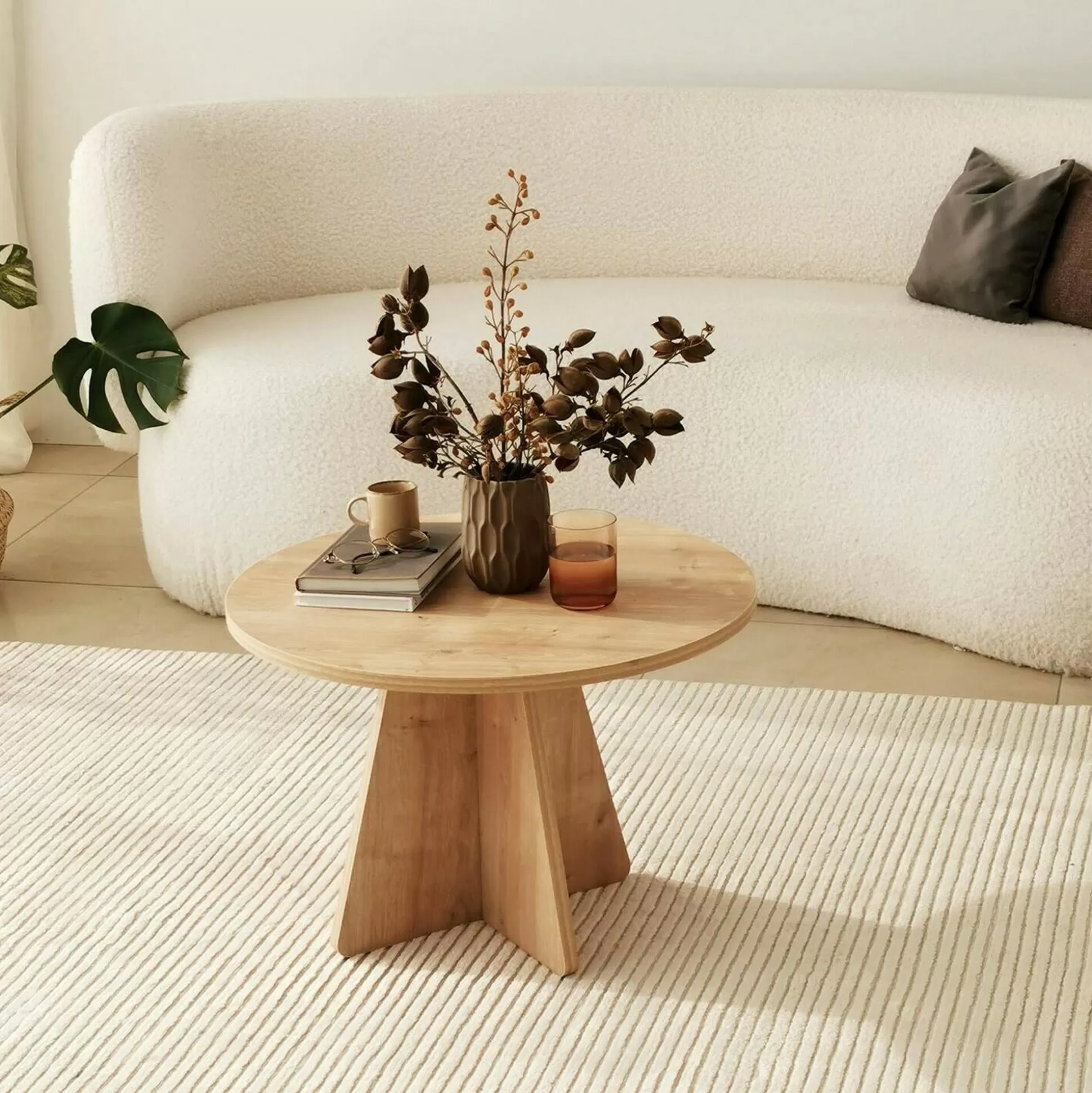 Dmora Tavolini Da Salotto<Tavolino da salotto Armanda, 60x60h40 cm,