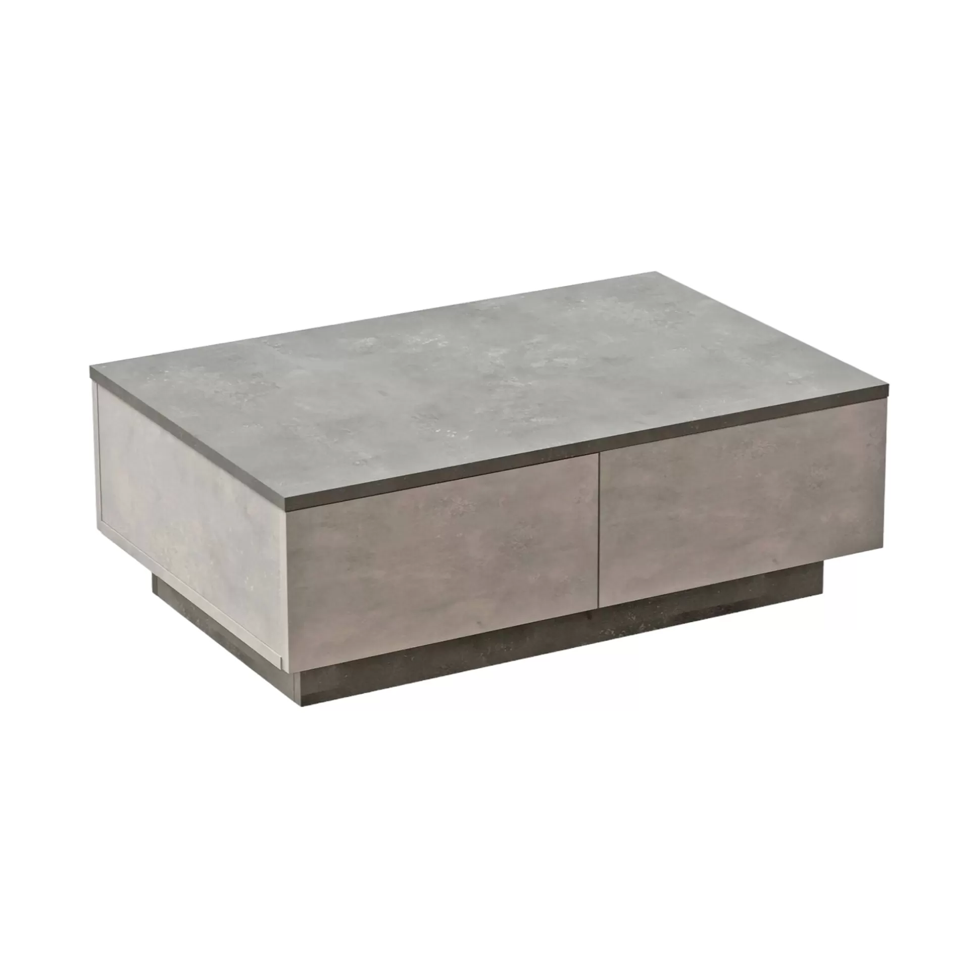 Dmora Tavolini Da Salotto<Tavolino da salotto Ay, 90x60h32 cm, Argento e Antracite