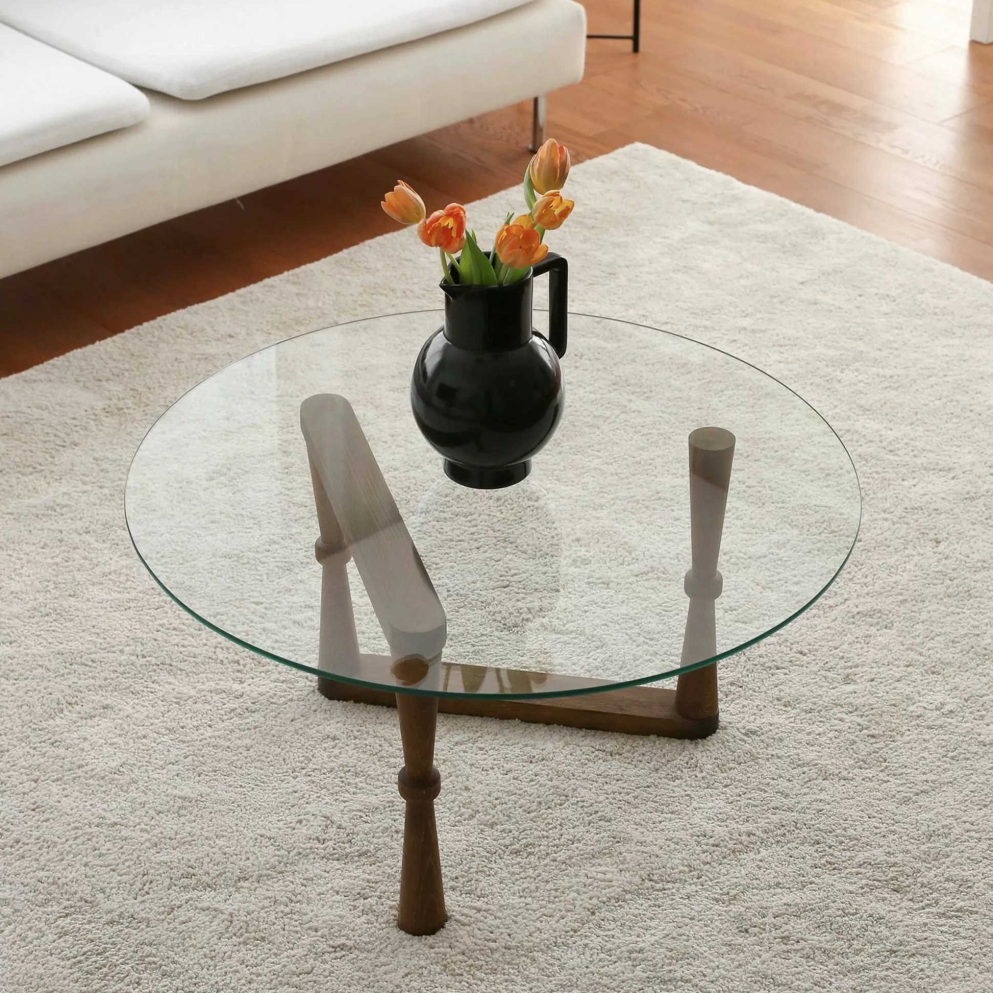 Dmora Tavolini Da Salotto<Tavolino da salotto Belvi, 80x80h41 cm,