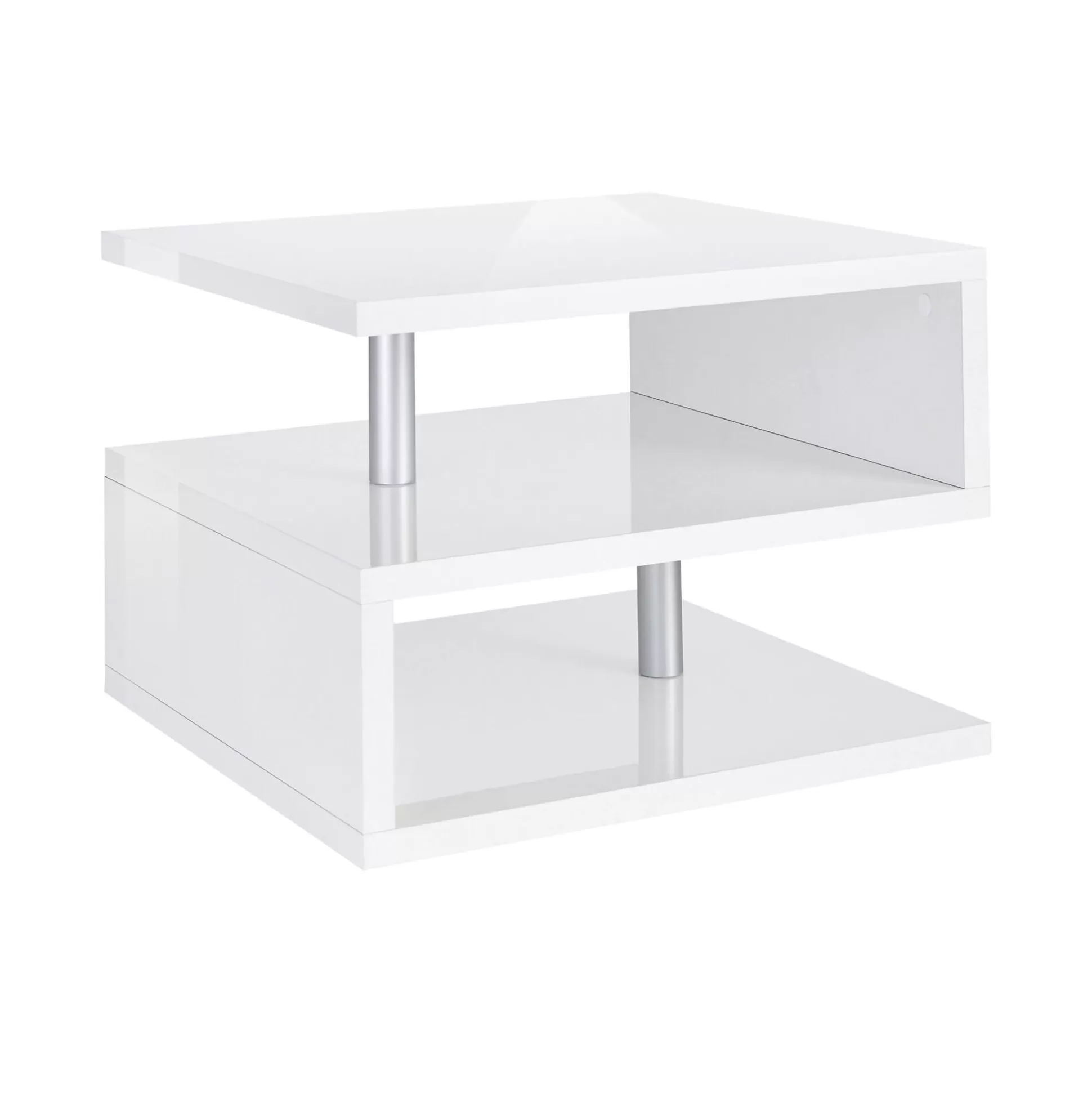 Dmora Tavolini Da Salotto<Tavolino da salotto Chanthu, 55x55h41 cm, lucido