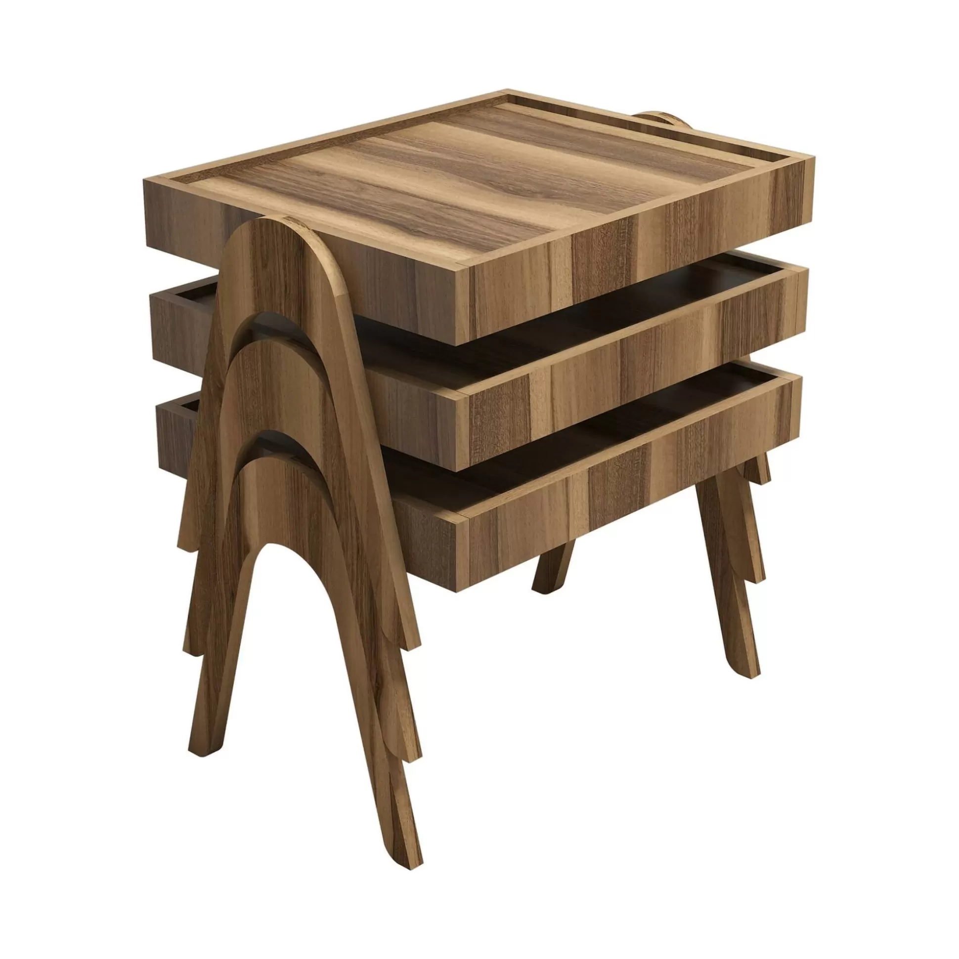 Dmora Tavolini Da Salotto<Tavolino da salotto Dpisciott, 54x40 h64 cm,