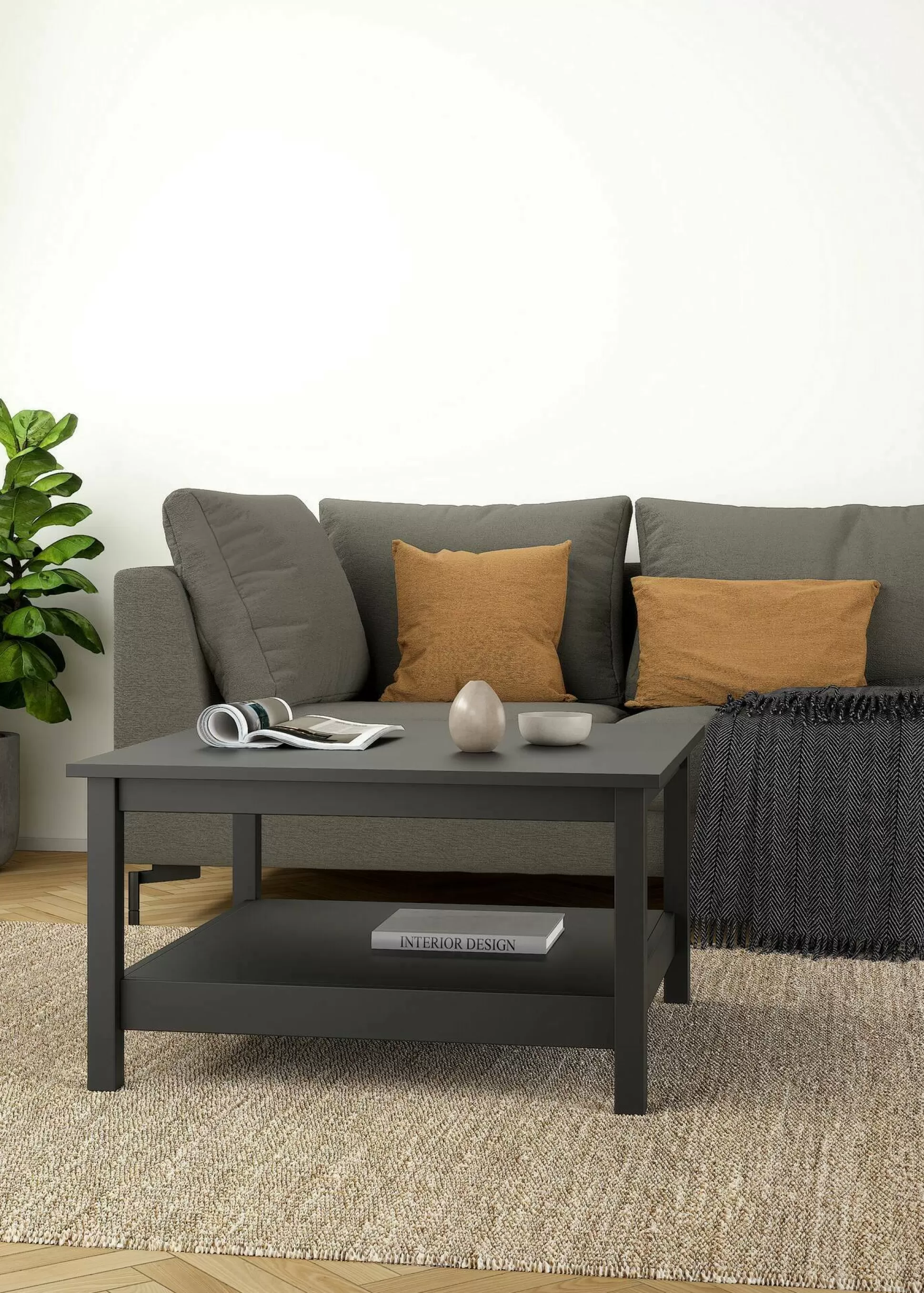 Dmora Tavolini Da Salotto<Tavolino da salotto Dvalzani, 81x81 h45 cm,