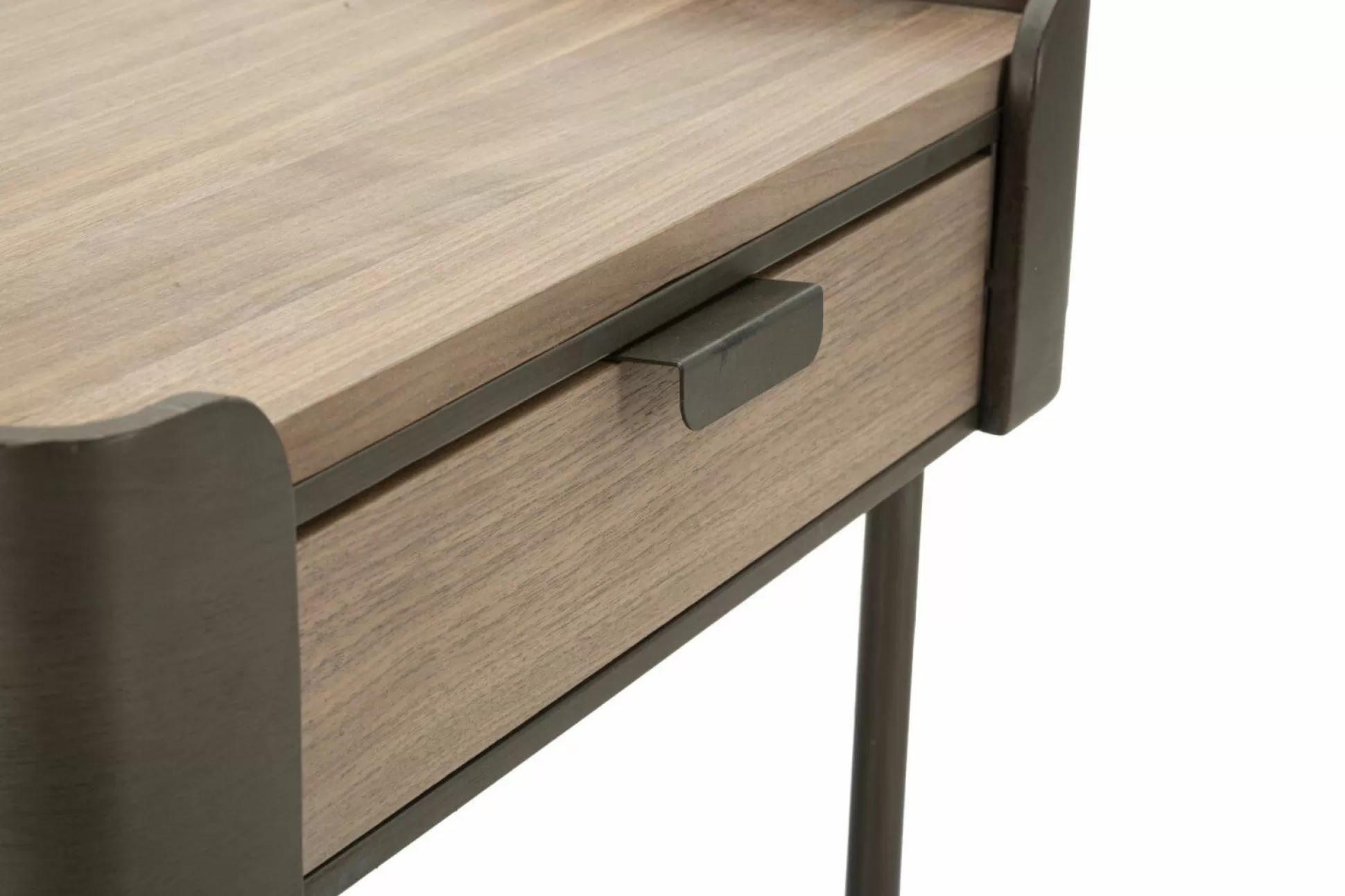 Dmora Tavolini Da Salotto<Tavolino da salotto Icona, 60x60 h41 cm, Grigio e Marrone