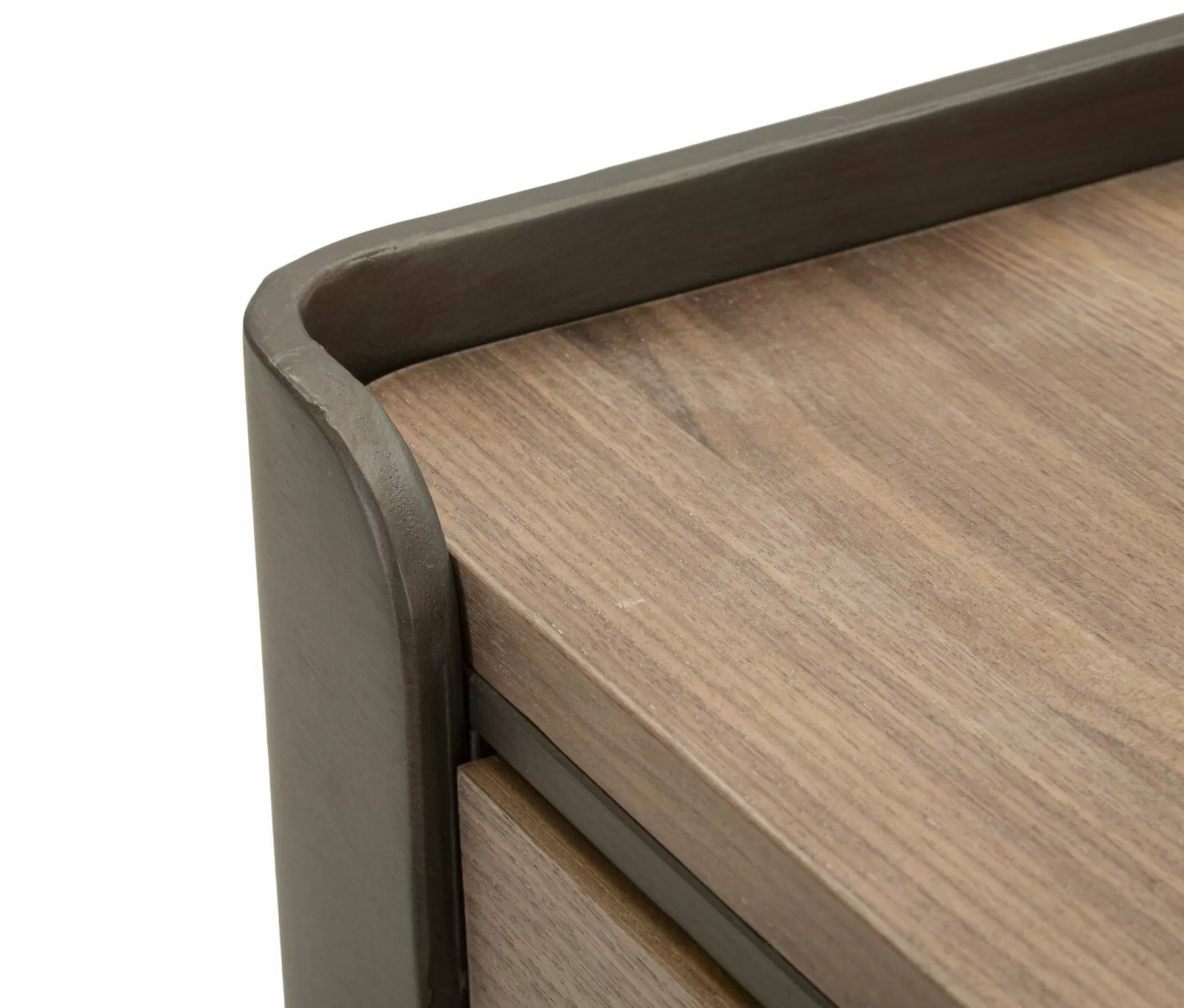 Dmora Tavolini Da Salotto<Tavolino da salotto Icona, 60x60 h41 cm, Grigio e Marrone