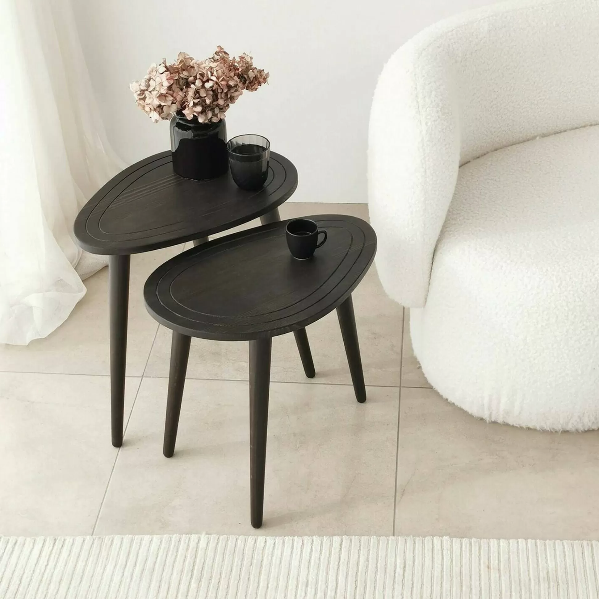 Dmora Tavolini Da Salotto<Tavolino da salotto Janequeo, 50x33h52 cm,