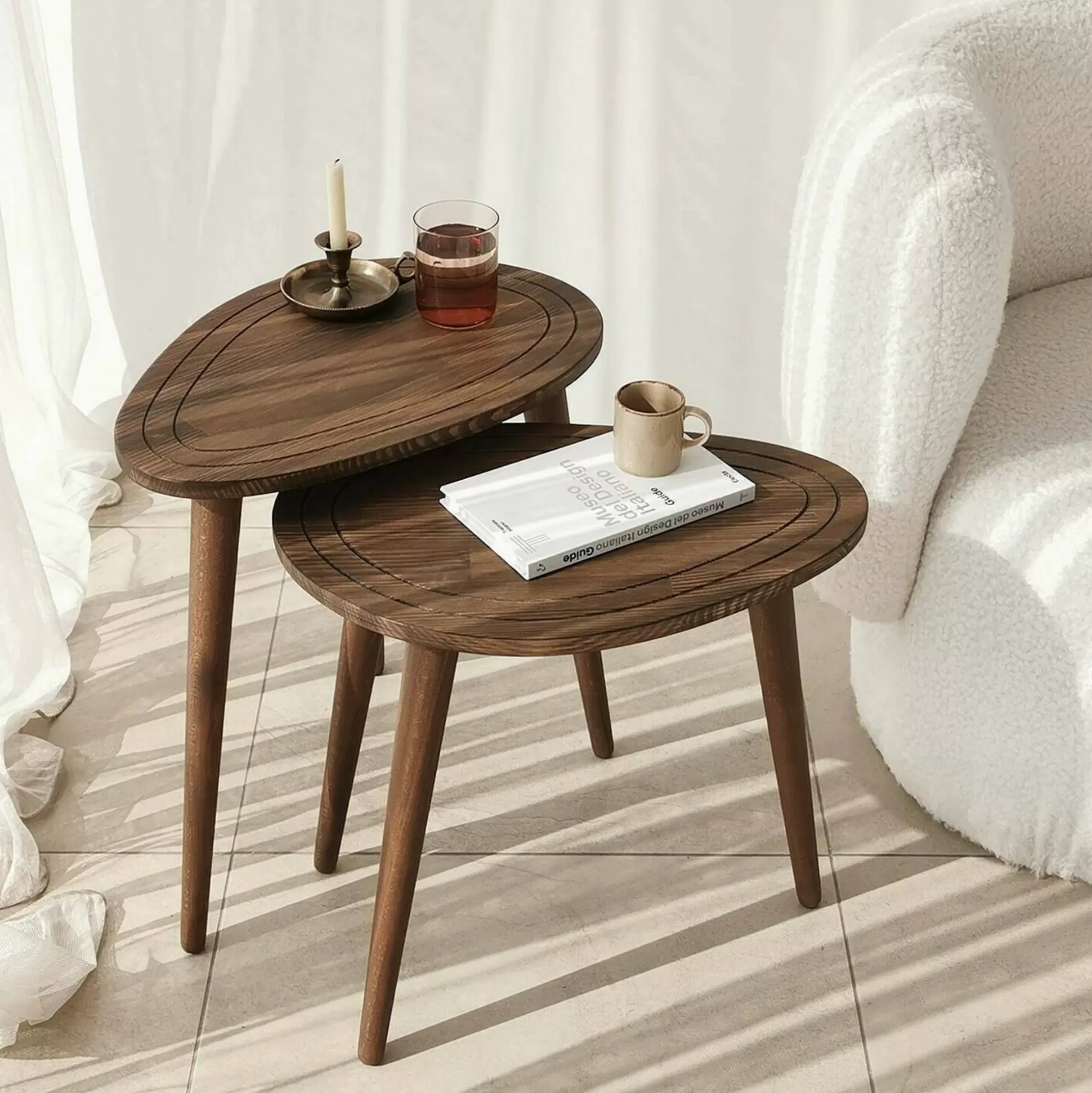 Dmora Tavolini Da Salotto<Tavolino da salotto Janequeo, 50x33h52 cm,