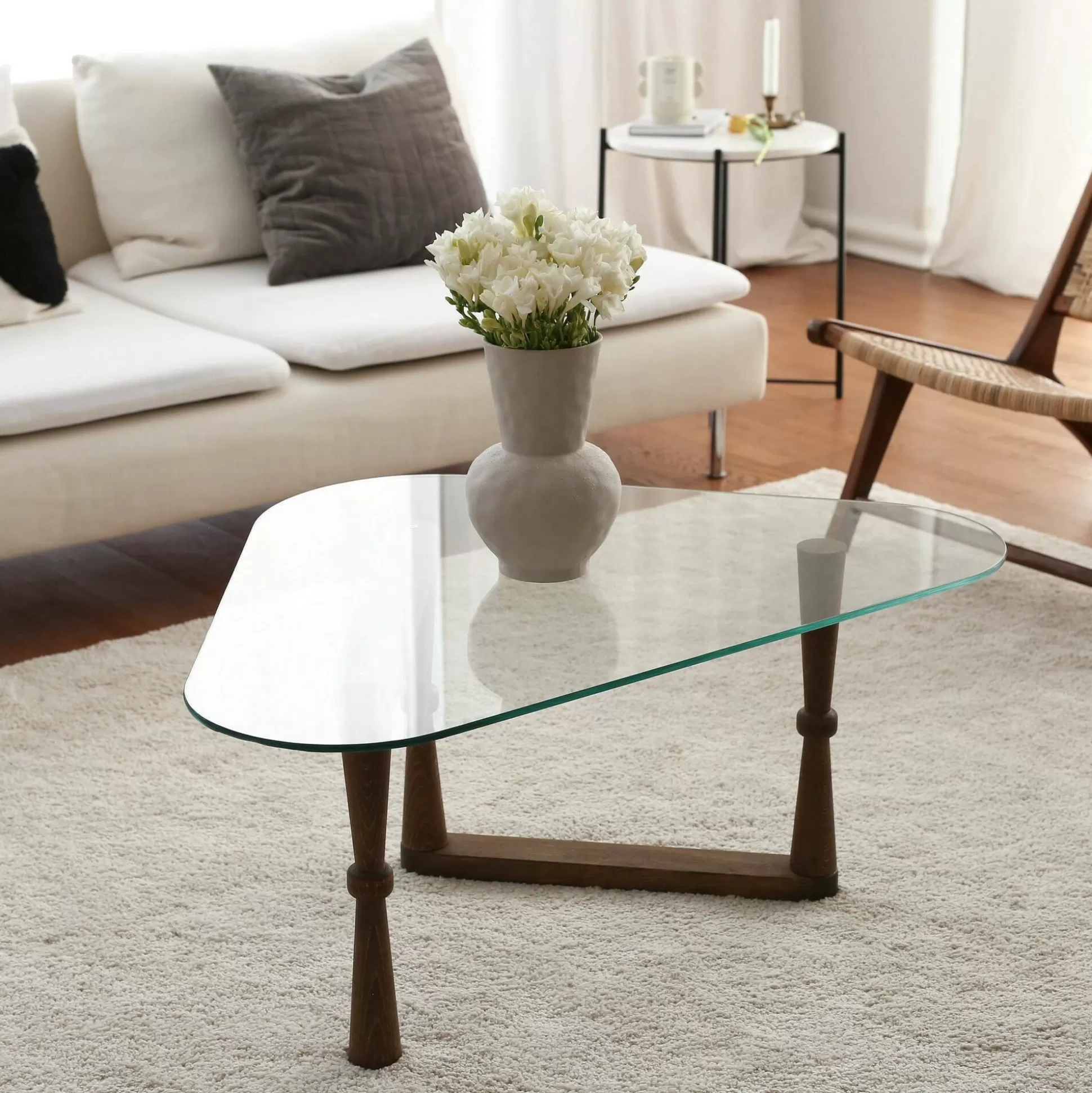 Dmora Tavolini Da Salotto<Tavolino da salotto Messico, 96x81h41 cm,
