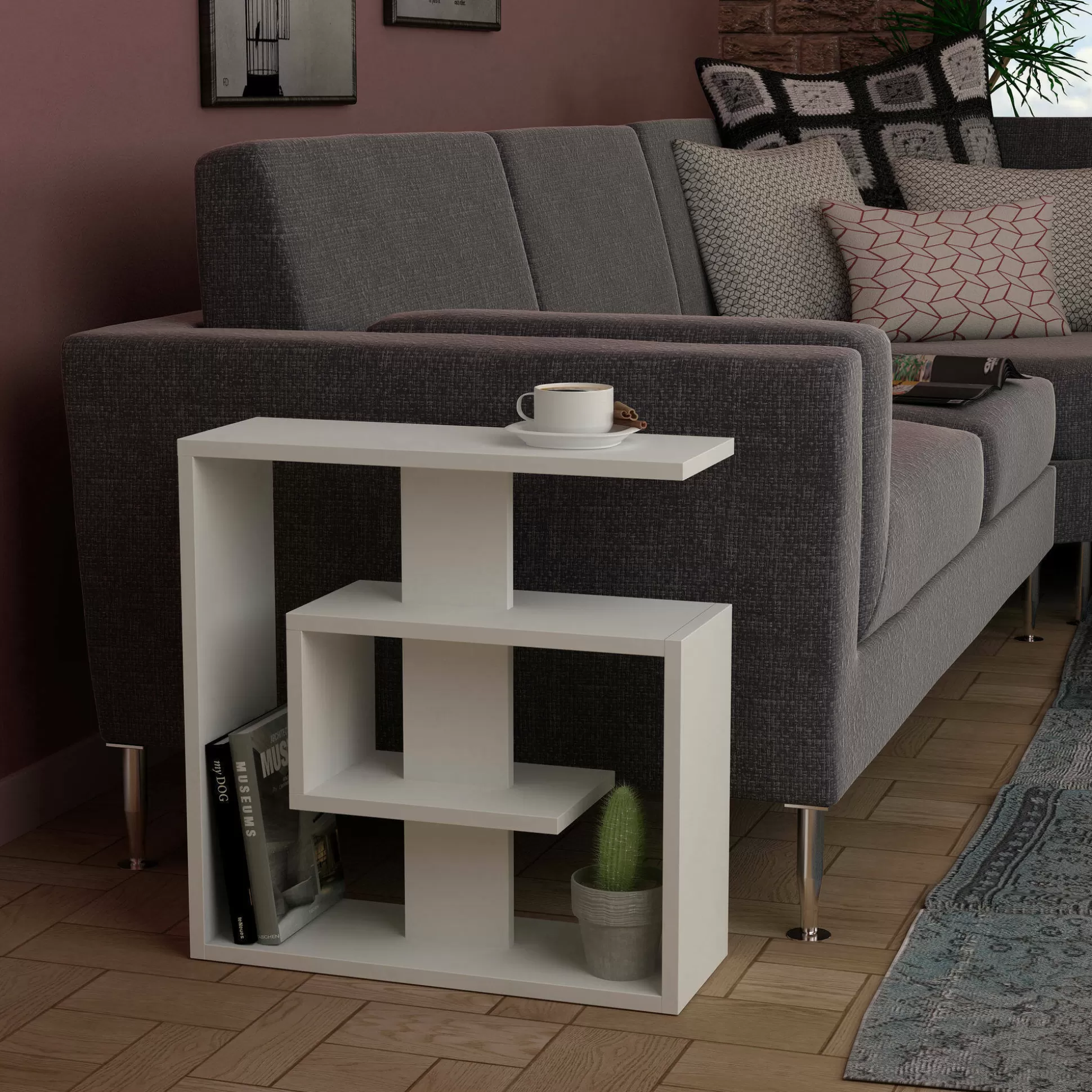 Dmora Tavolini Da Salotto<Tavolino da salotto Rumbia, 55x20 h57 cm,