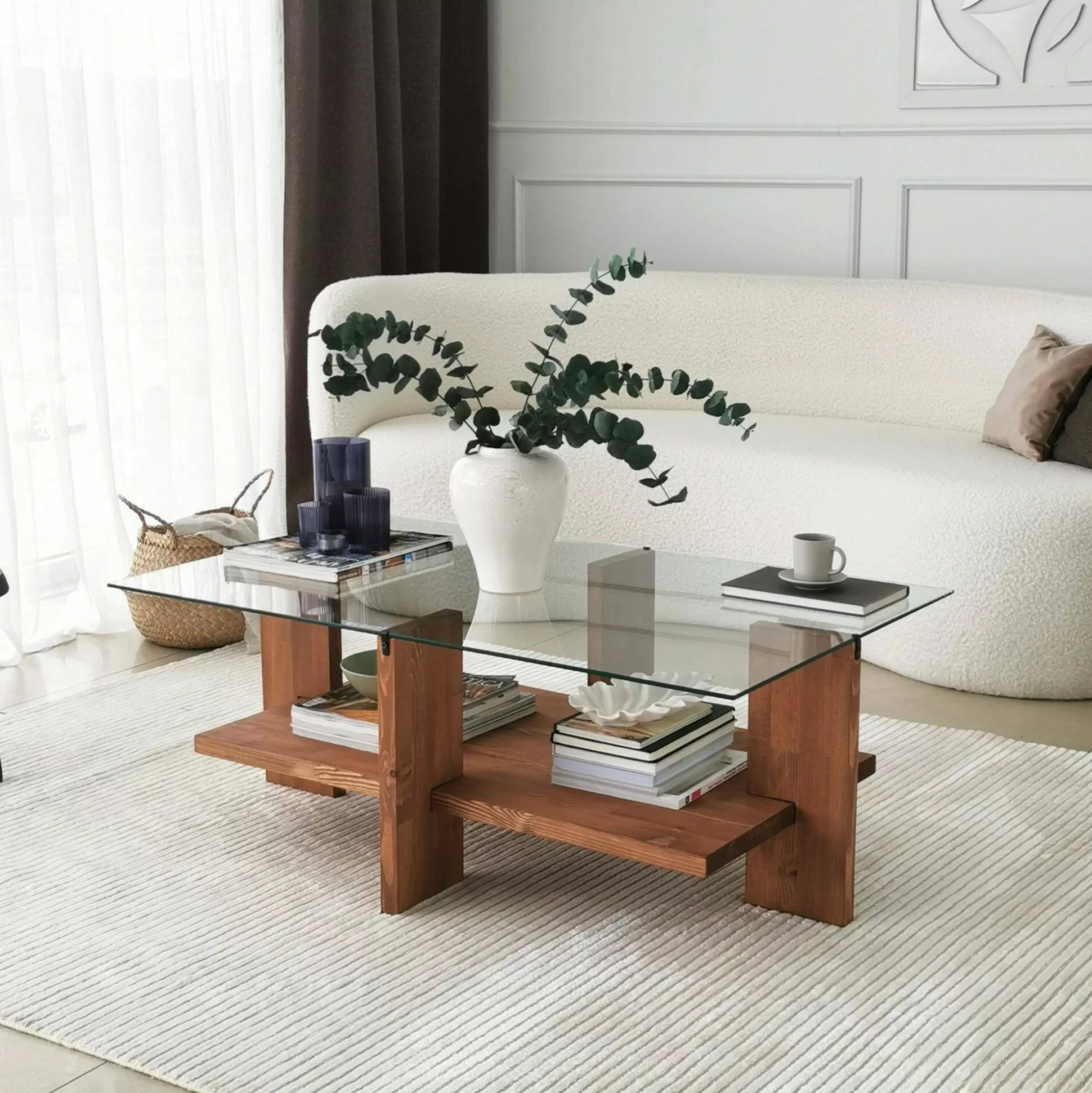Dmora Tavolini Da Salotto<Tavolino da salotto Tomiri, 105x60h40 cm,