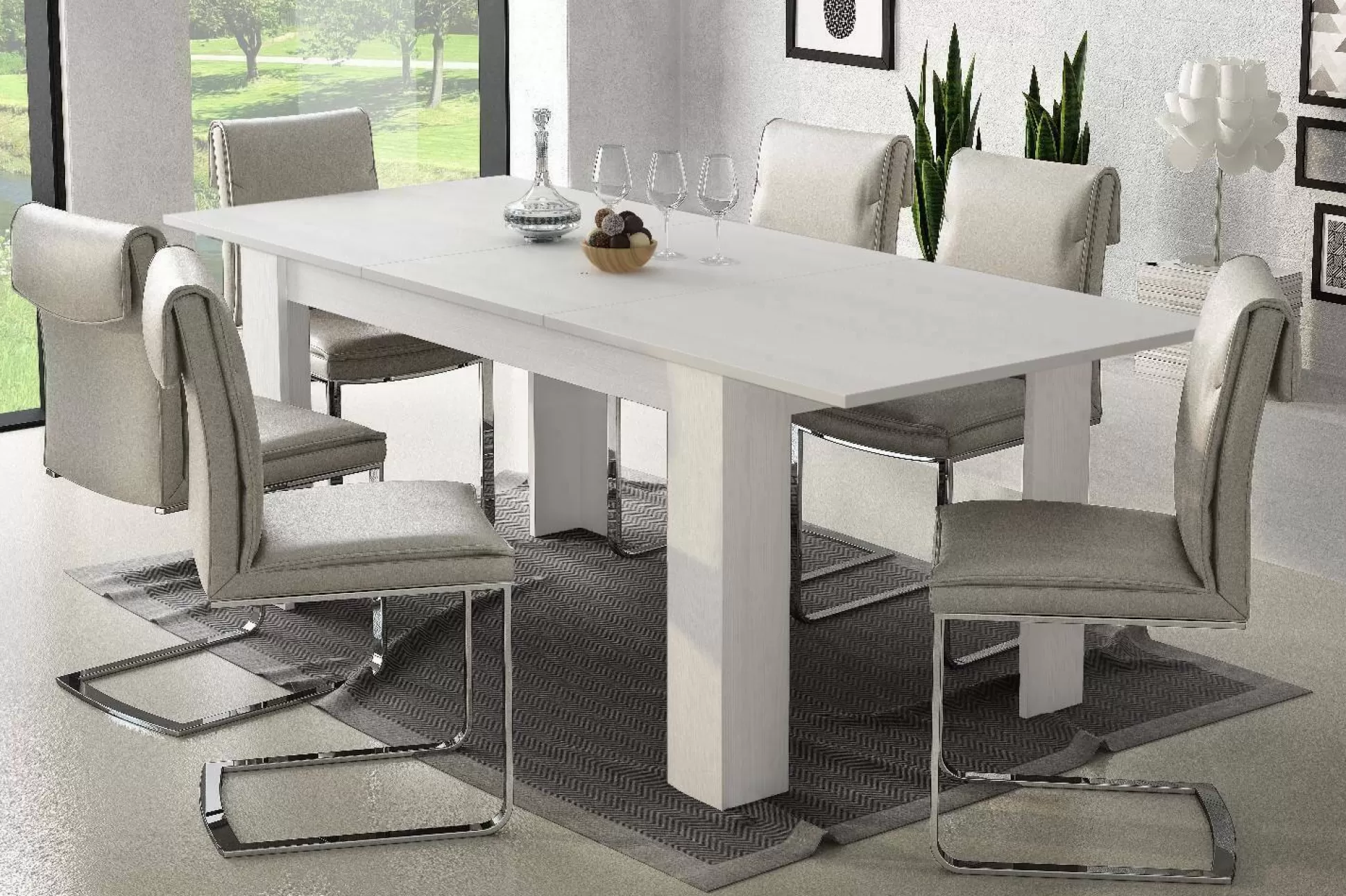 Dmora Tavoli Allungabili<Tavolo allungabile Artino, 160/220x88h75 cm,