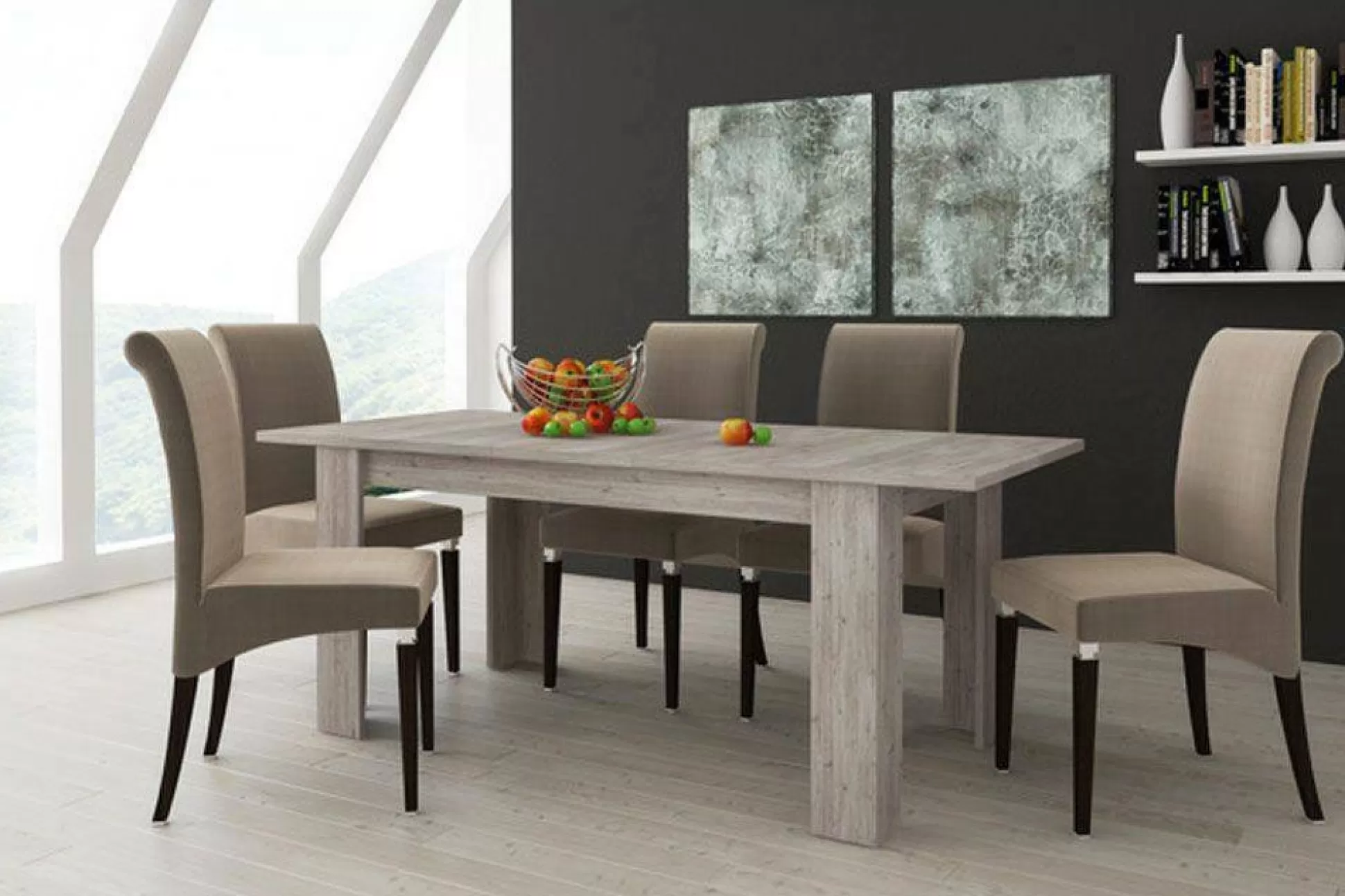 Dmora Tavoli Allungabili<Tavolo allungabile Artino, 160/220x88h75 cm,