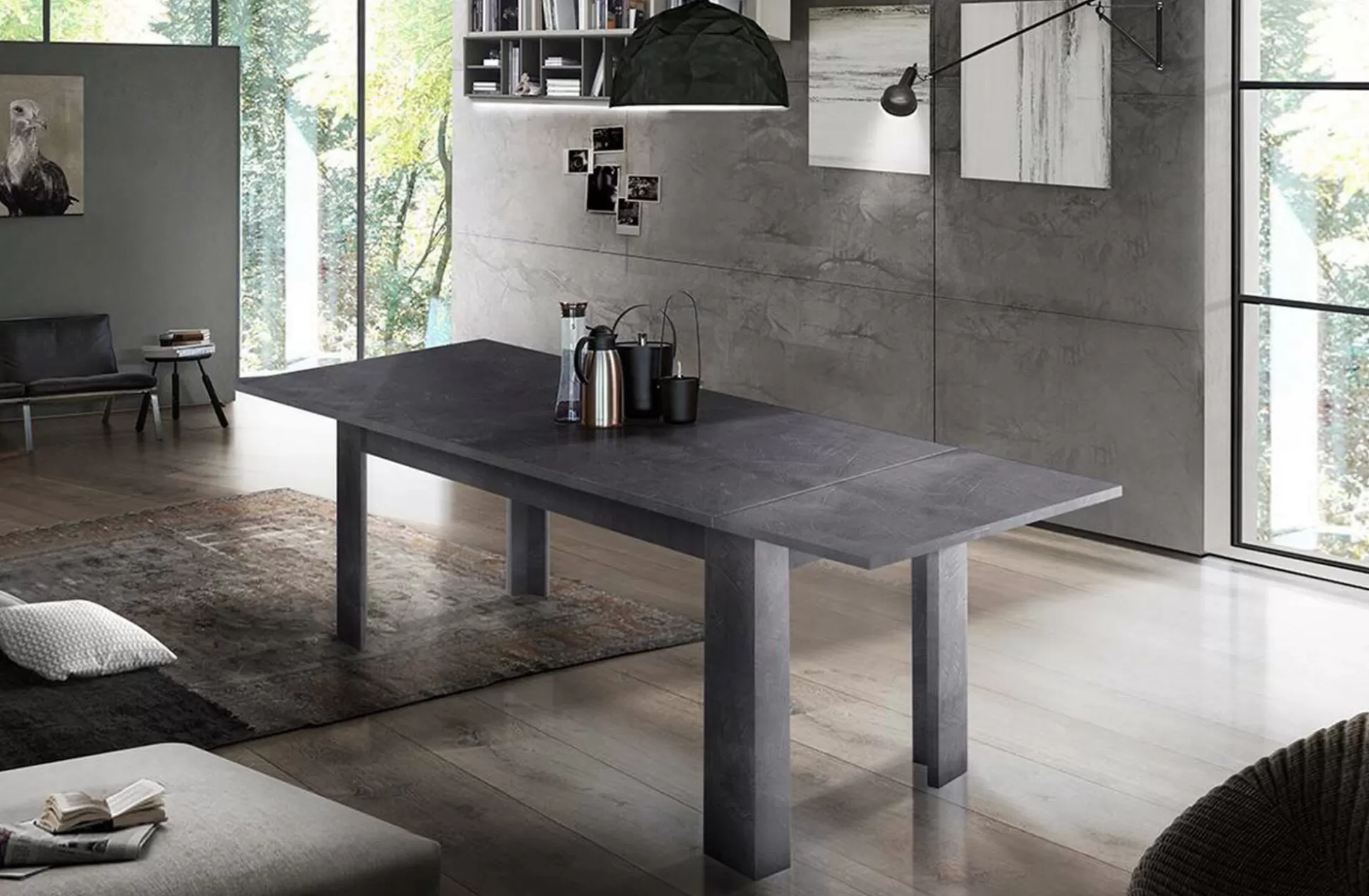 Dmora Tavoli Allungabili<Tavolo allungabile Ddariv, cm 160/210x90h75,