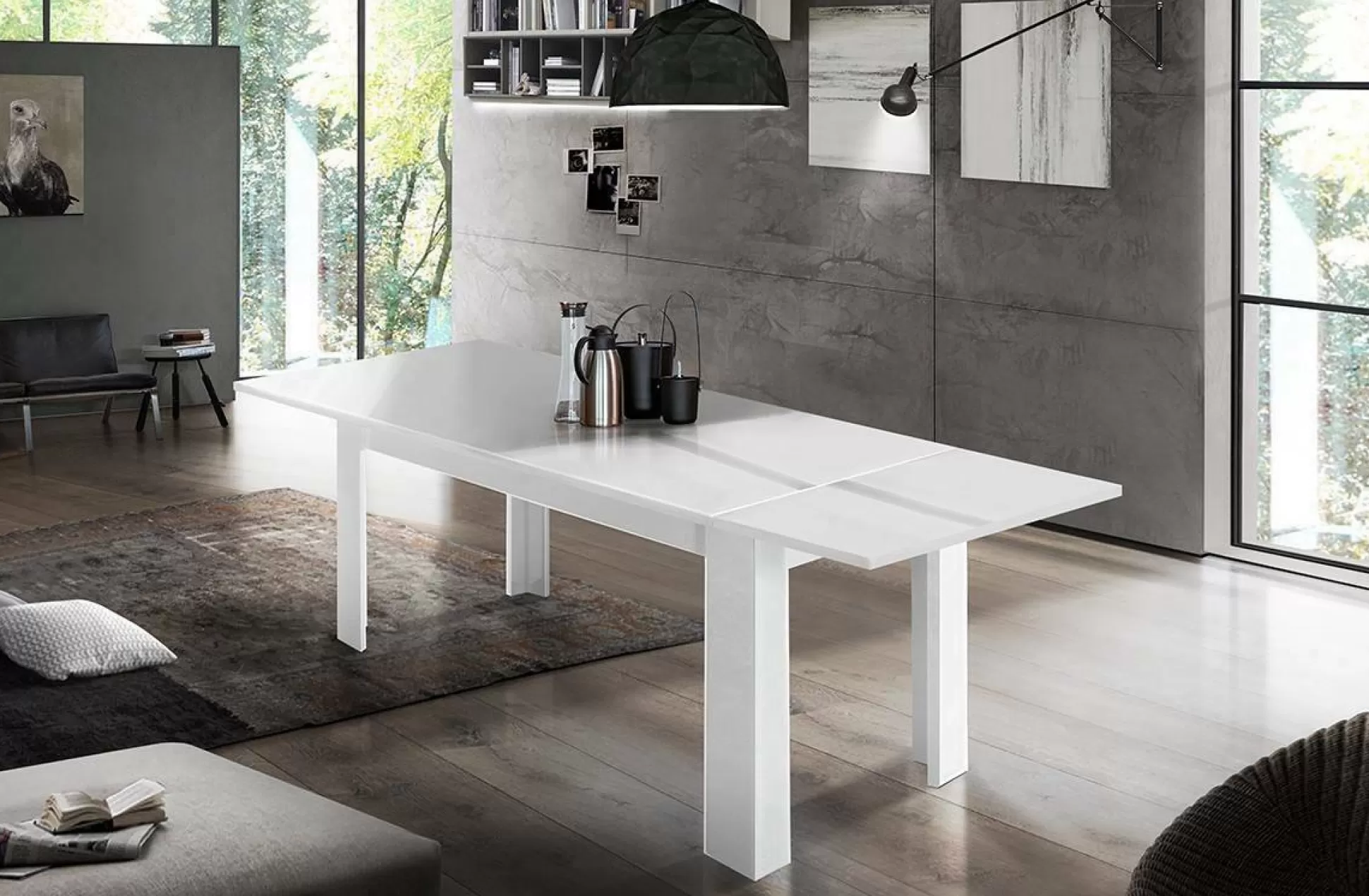 Dmora Tavoli Allungabili<Tavolo allungabile Ddariv, cm 160/210x90h75,