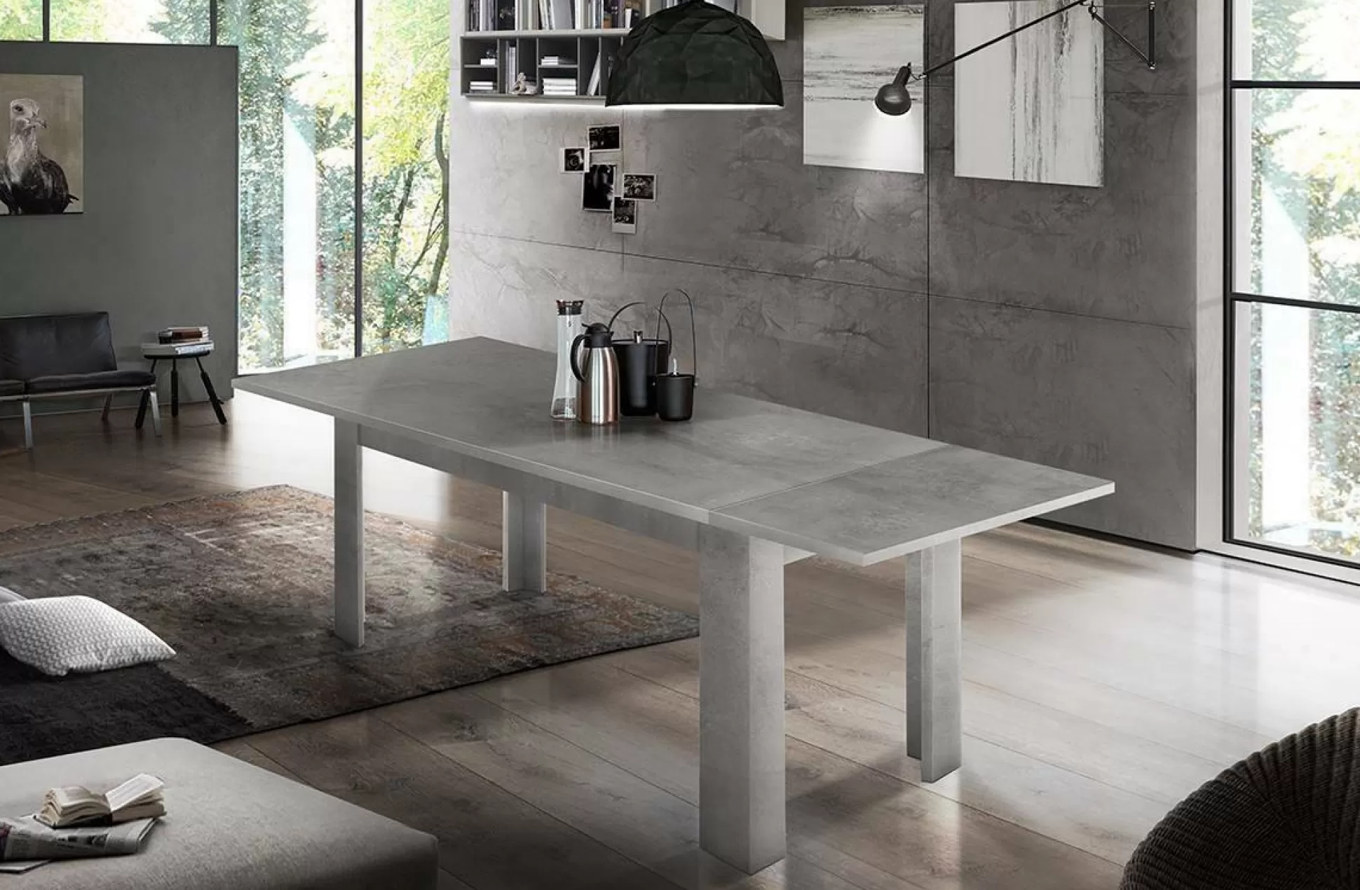 Dmora Tavoli Allungabili<Tavolo allungabile Ddariv, cm 160/210x90h75,