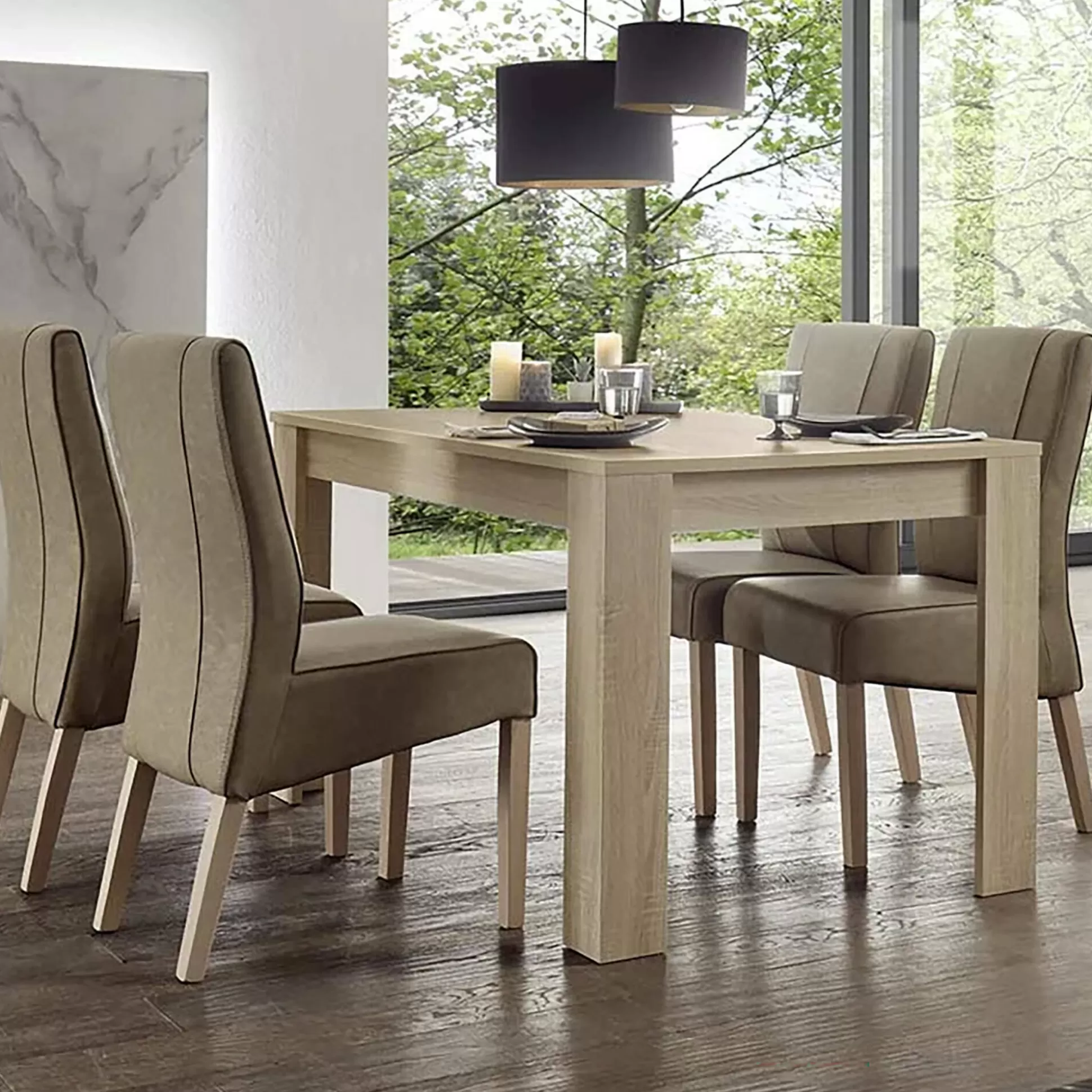 Dmora Tavoli Allungabili<Tavolo allungabile Ddrummon, 137x90 h79 cm,
